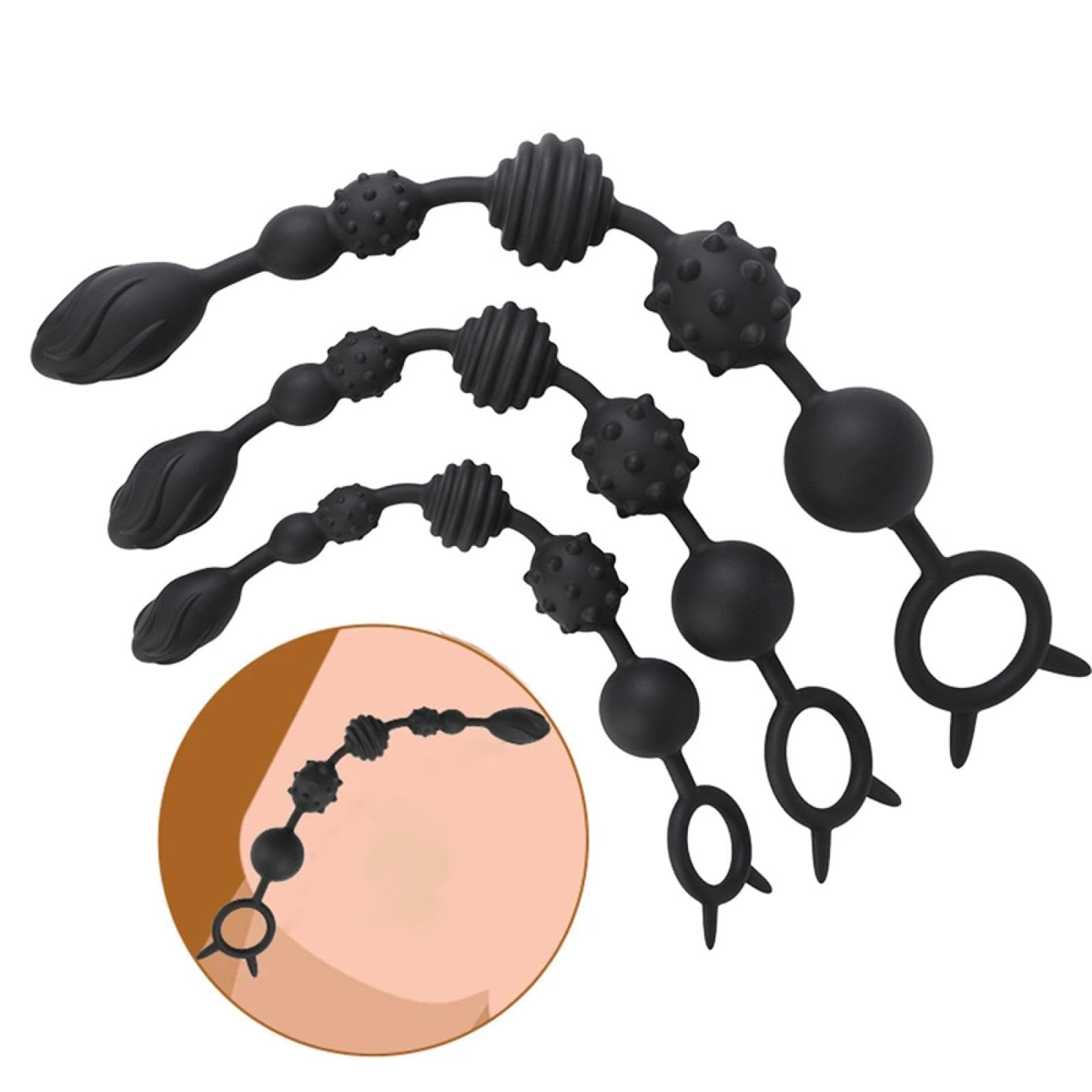 Carino Plug Anale a Forma di Palla Coniglio G-Spot Ano Gioco Erotico per Adulti Prodotti Sessuali Masturbatore Dildo Plug per Allenamento Anale