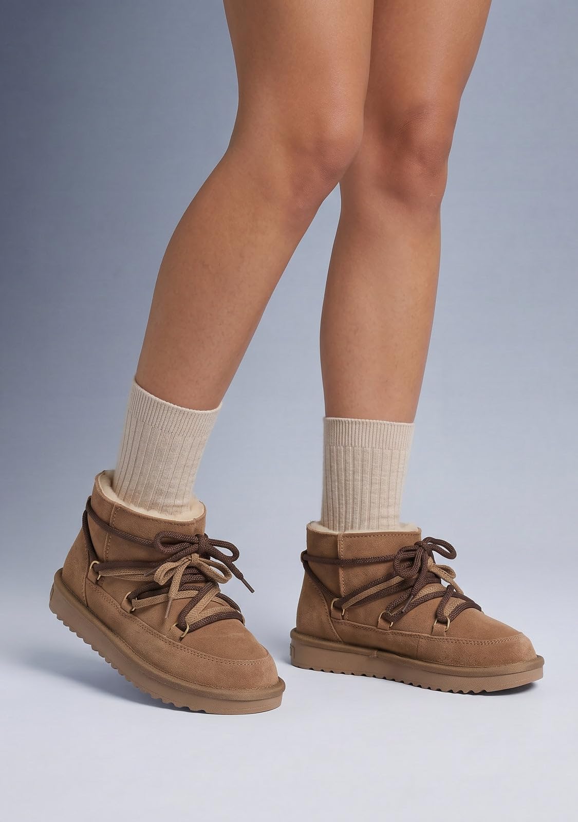 D.Franklin Buty Australijskie Damskie Nordic Lite GNO w kolorze camel - Buty Damskie - Moda Casual - Rozmiar (39) - Model nordic