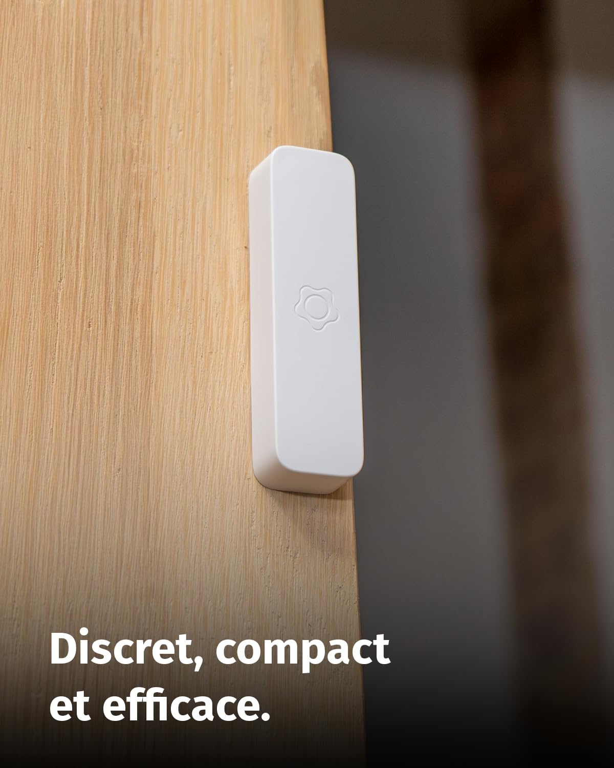 Accessoire certifié Verisure, Détecteur de Choc, Alarme Maison, Pack de 2, Compatible Kits DIY Uniquement