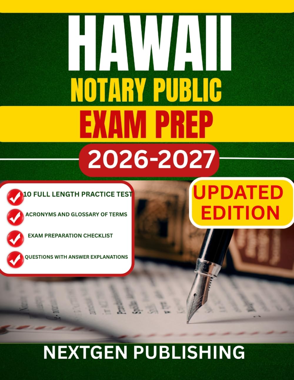 HAWAII NOTARY PUBLIC EXAM PREP: How to become a certified notaries with updated Laws, Practice Questions, and Expert Tips