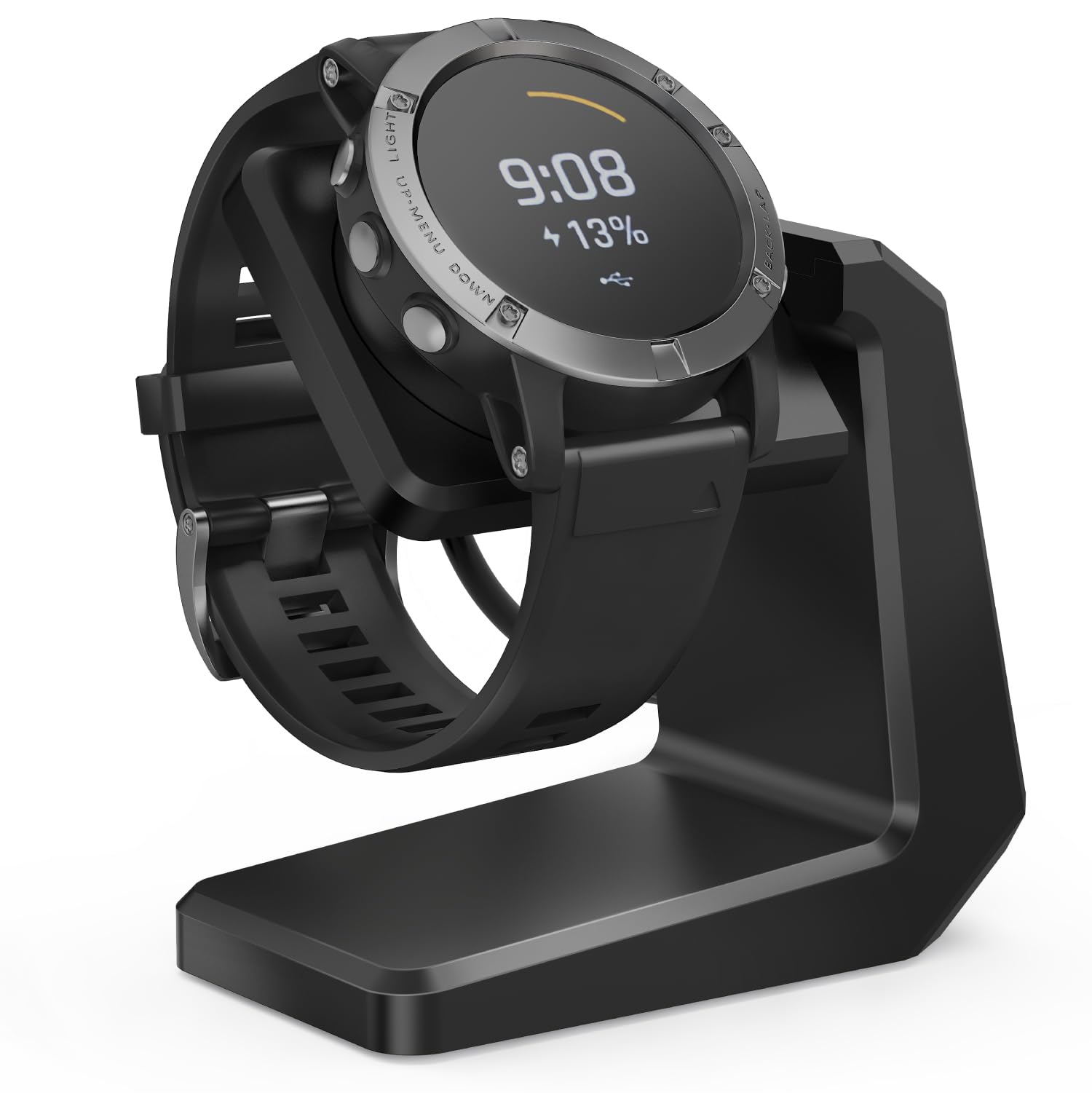 TUSITA Cargador Base de Carga Compatible con Garmin Múltiples Relojes Inteligentes - Ajuste Multiángulo