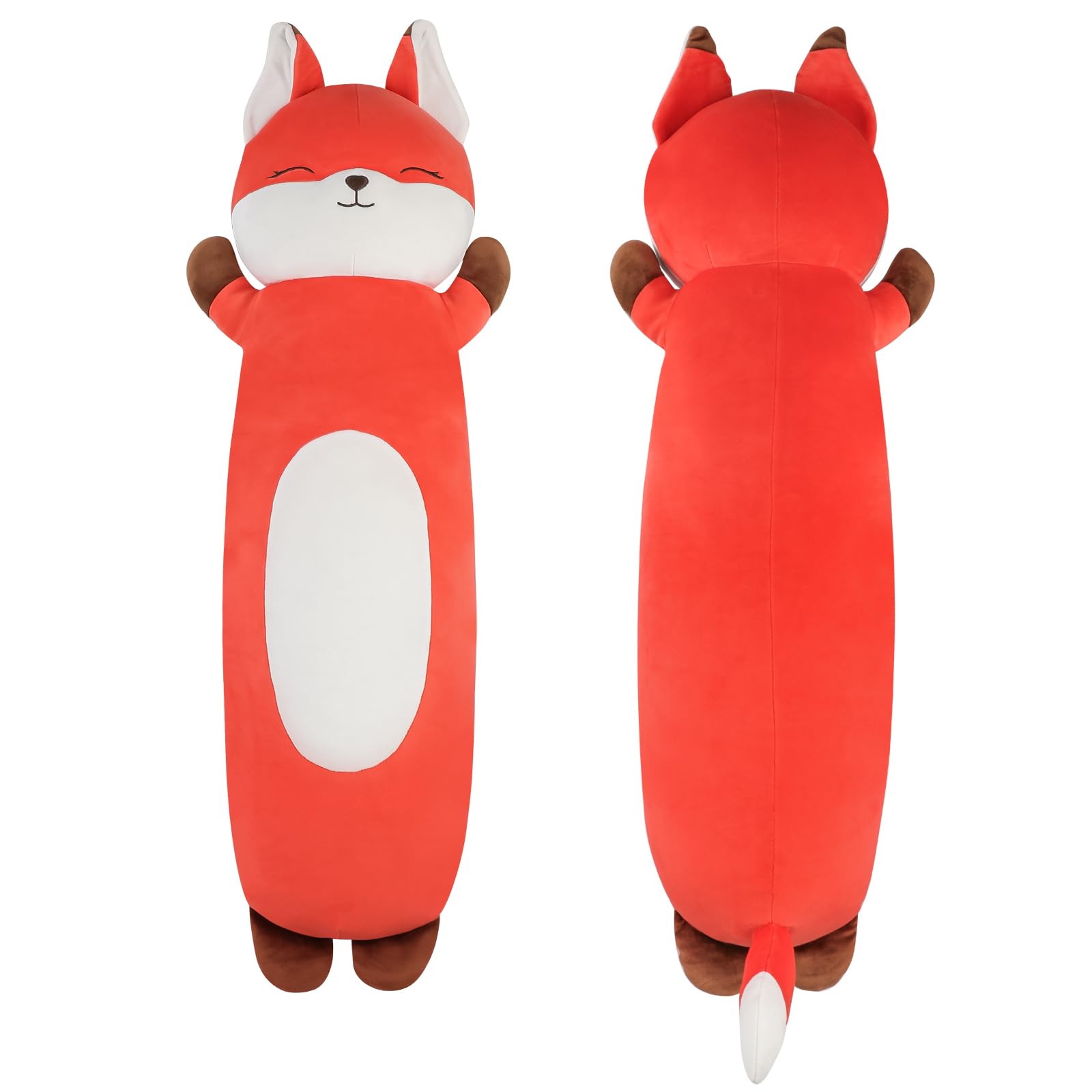 Amazon.com: Dalmao 36 inch Orange Fox Stuffed Animal, Soft Cute