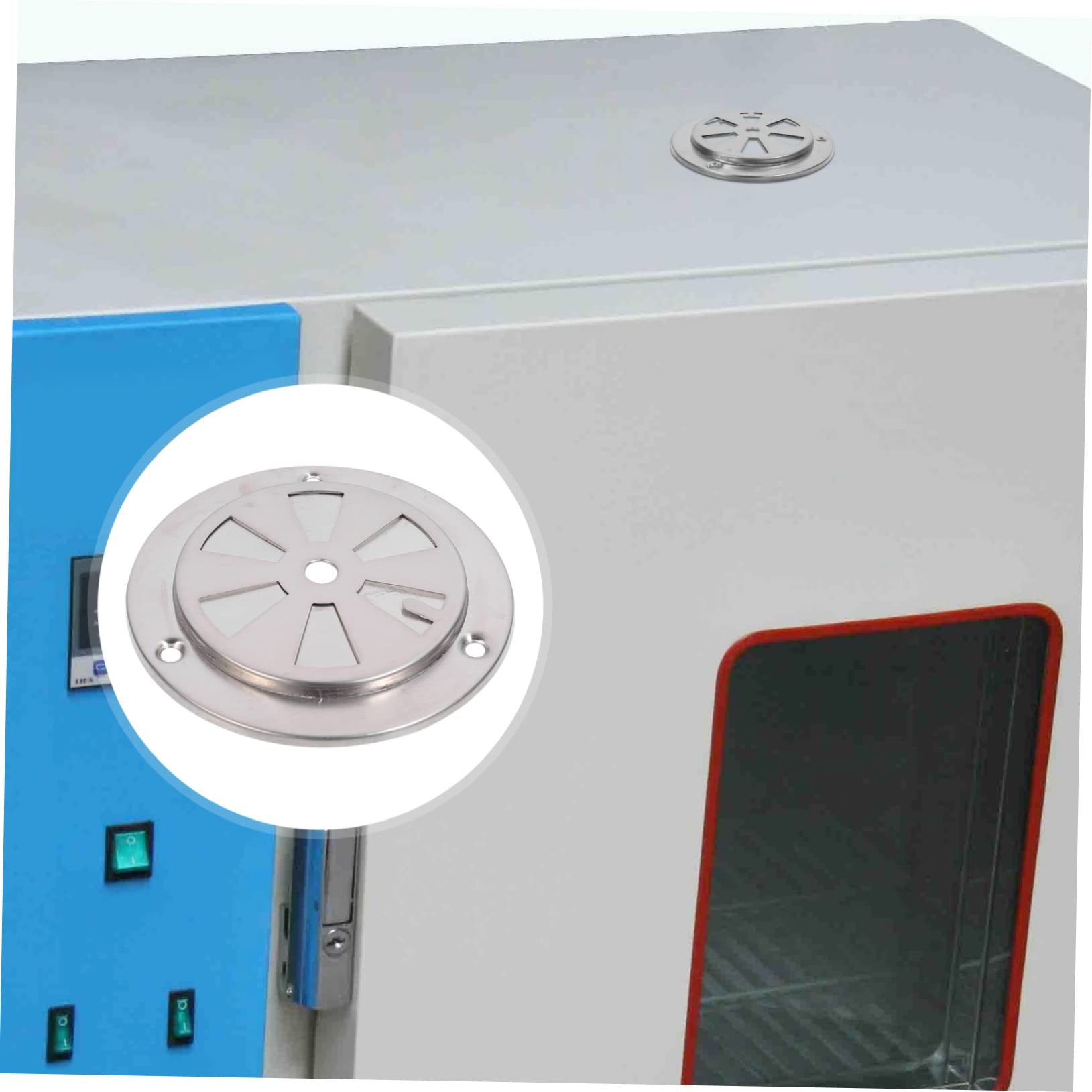 Uonlytech 3 Juegos Ventilación Del Horno Rejilla Ventilacion Rejillas Para Ventilacion Orificio De Disipación De Calor Ventilación De La Rejilla Del Conducto Repuesto Silver 2 Piezas * 3