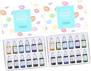 COHEALI 24 Pçs Esmalte Labial Matéria- Bálsamo Labial Pigmento DIY Brilho Labial Pigmento Cosmético Brilho Labial Pigmento Cosmético Brilho Labial Fornecimento De Pigmento Brilho