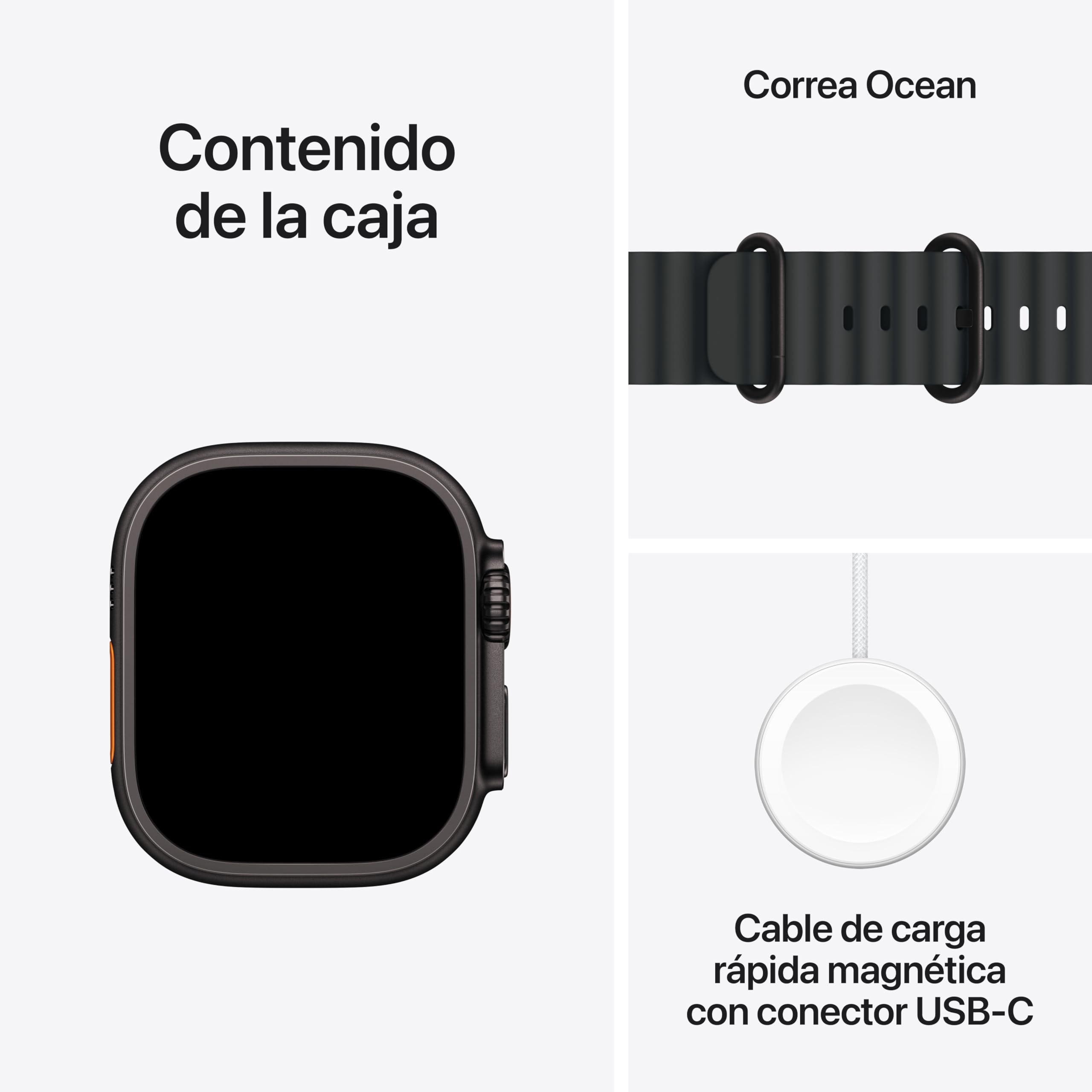 Apple Watch Ultra 2 GPS + Cellular Smartwatch, reloj deportivo con caja de titanio negro resistente de 49 mm y Correa Ocean Negro. Monitor de entreno, GPS de alta precisión y pantalla Retina brillante — view 6