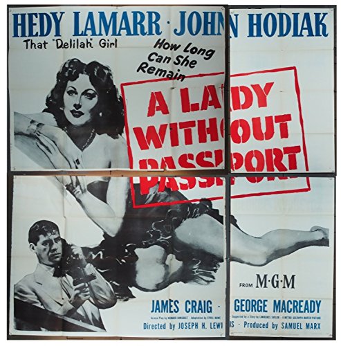 Lady Without Passport, A (1950) Original Six Sheet Movie Poster