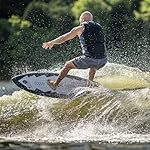 Hyperlite Broadcast Wakesurfer - Wakesurf Board Endorsed by Shaun Murray - Great for All Wake Surfers, from Beginners to Intermediate Riders - Image 4