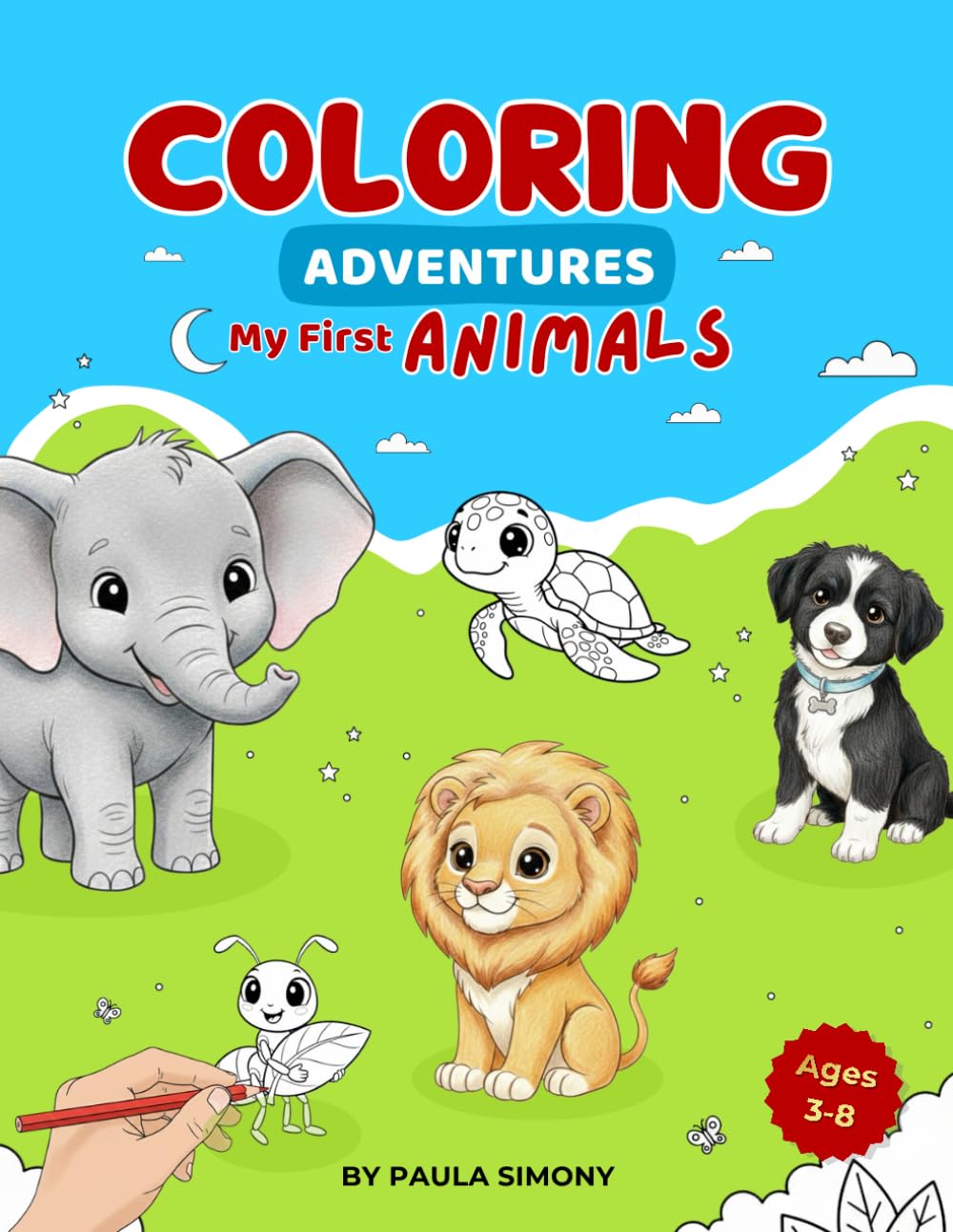 COLORING ADVENTURES: MY FIRST ANIMALS