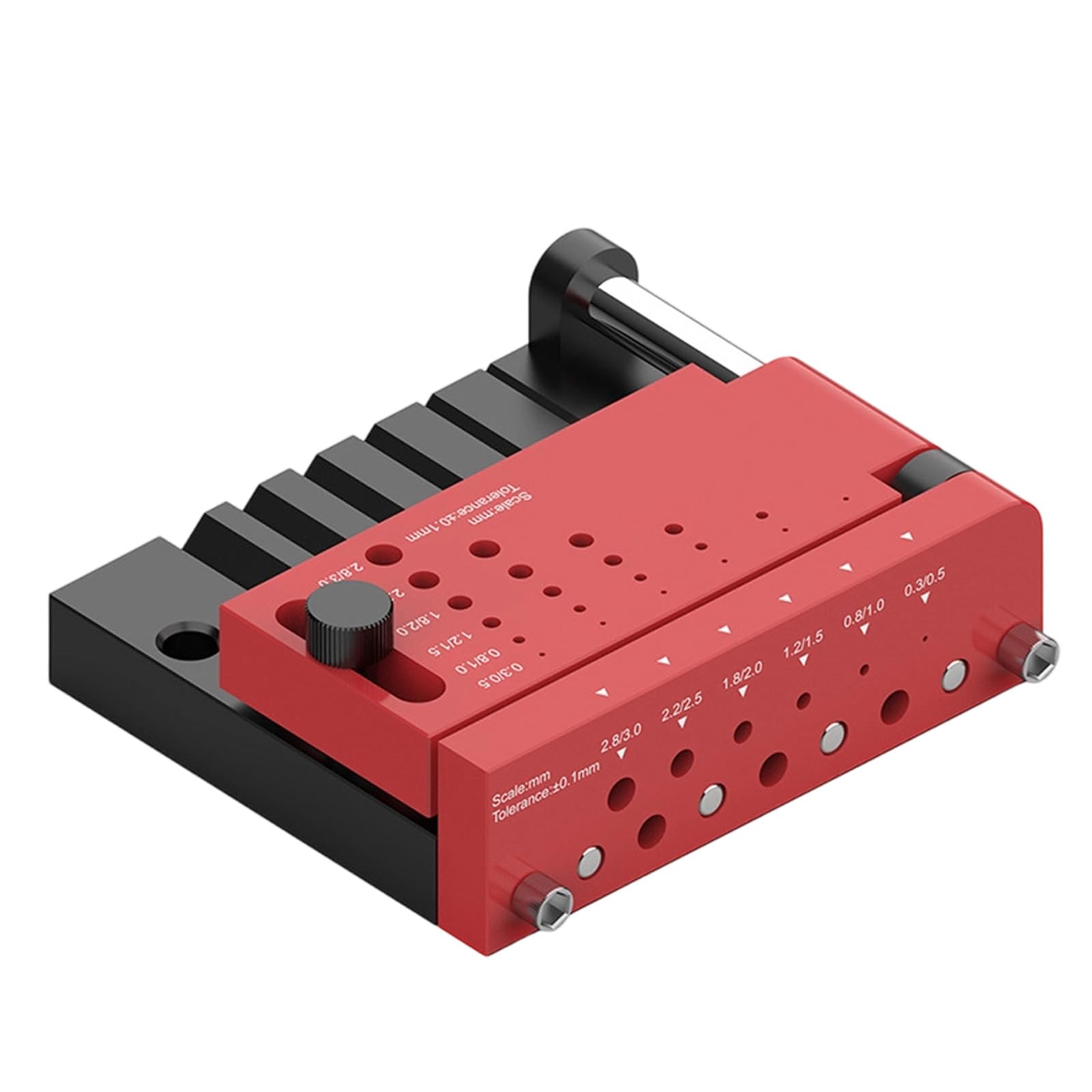 Ergonomic Round Rod Drilling Guide Center Finder Aligner for Accurate Hole Alignment in Wood Metal ABS Model Projects Wood ABS Metal Drill Guide
