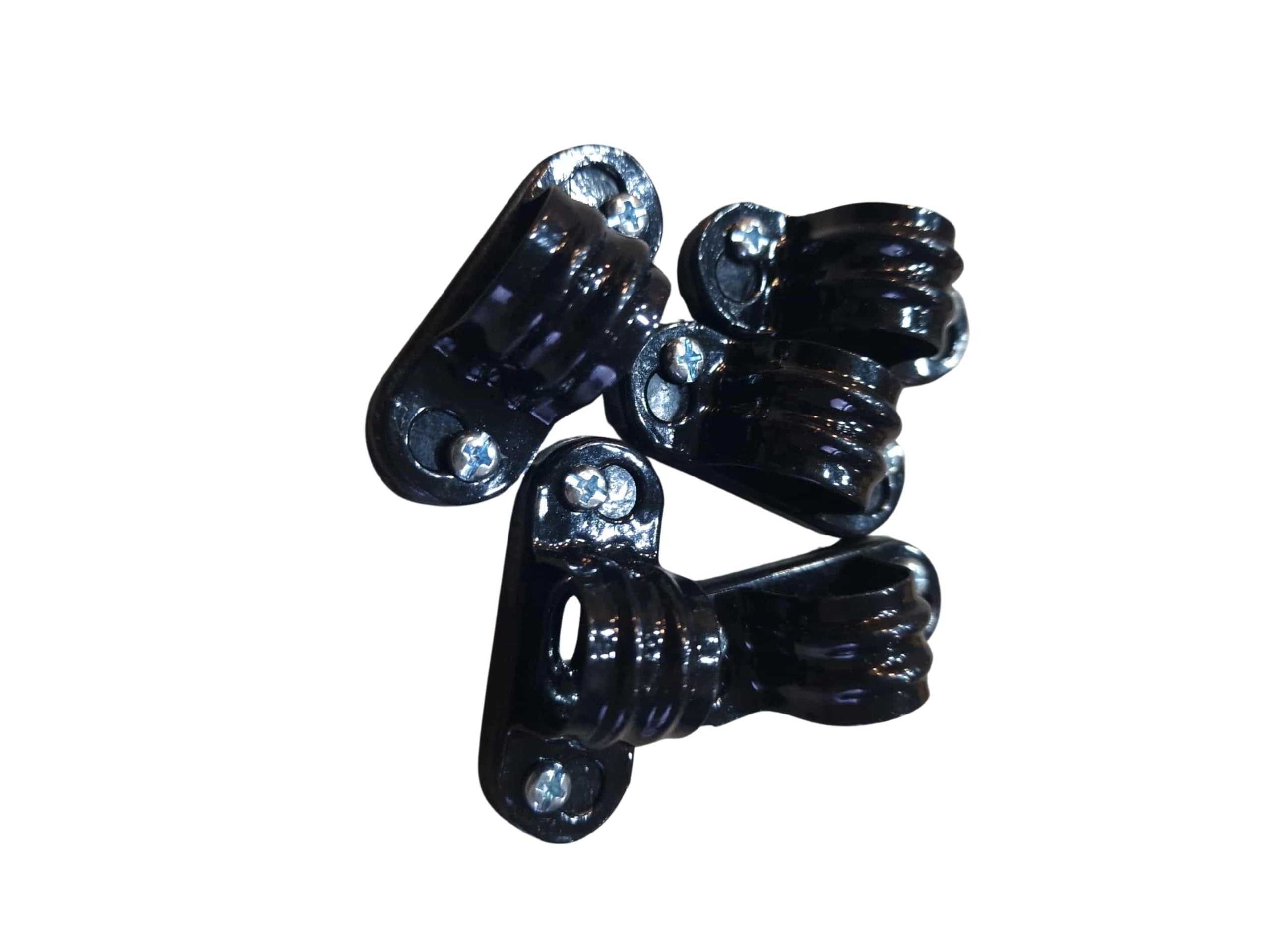 20mm Steel Spacer Bar Saddles Black| Suits 20mm PVC Conduit | 5 Pack