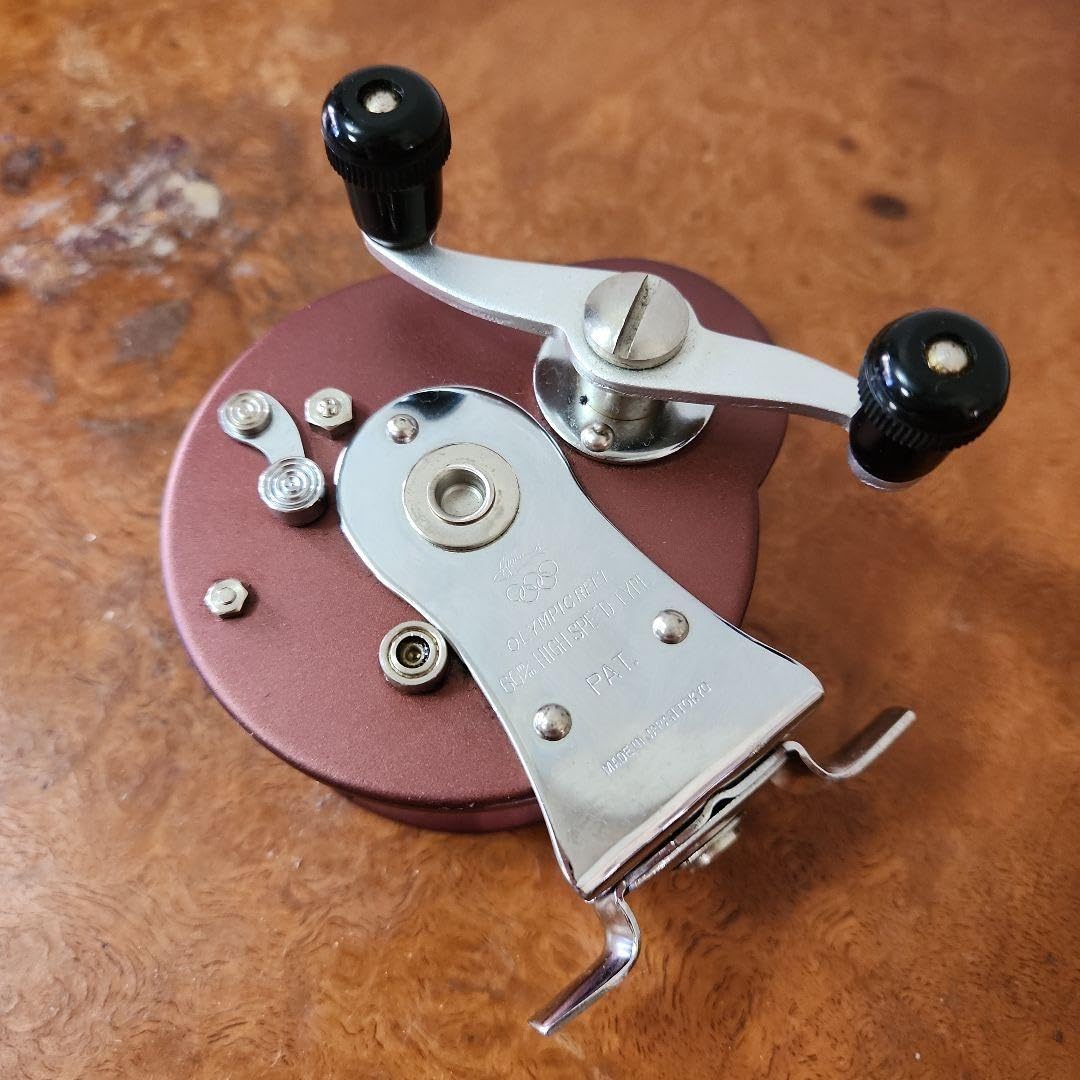 Amazon.co.jp: ヴィンテージ オリムピックリール60mm ハイスピード