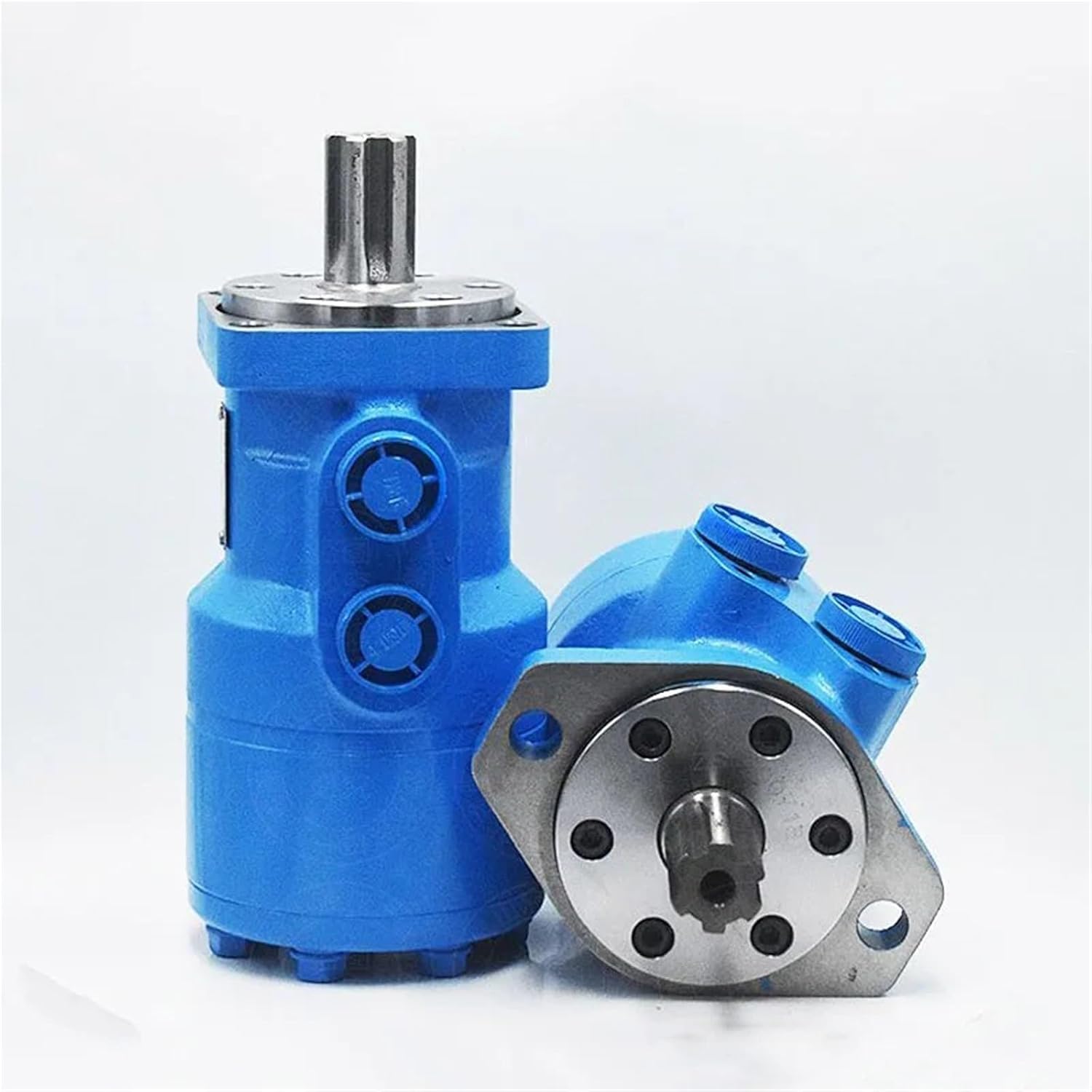 Hydraulic Motor BMR Series Spline Hydraulic Cycloidal Oil Motor Rotation Forward and Reverse Hydraulic Accessories(160 4-holes-G1-A2)
