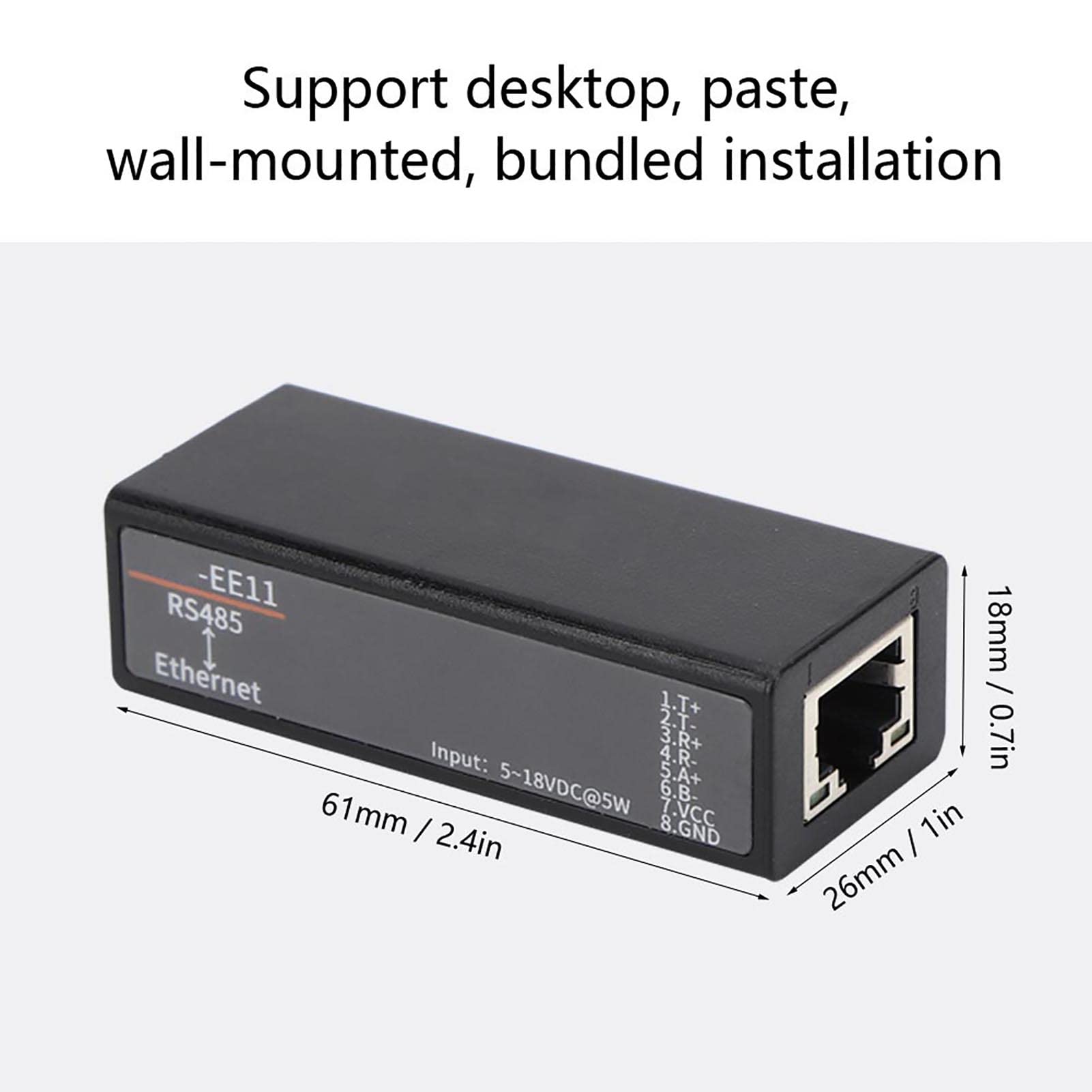 Serveur série, Module Ethernet, Message court pour Ethernet DTU