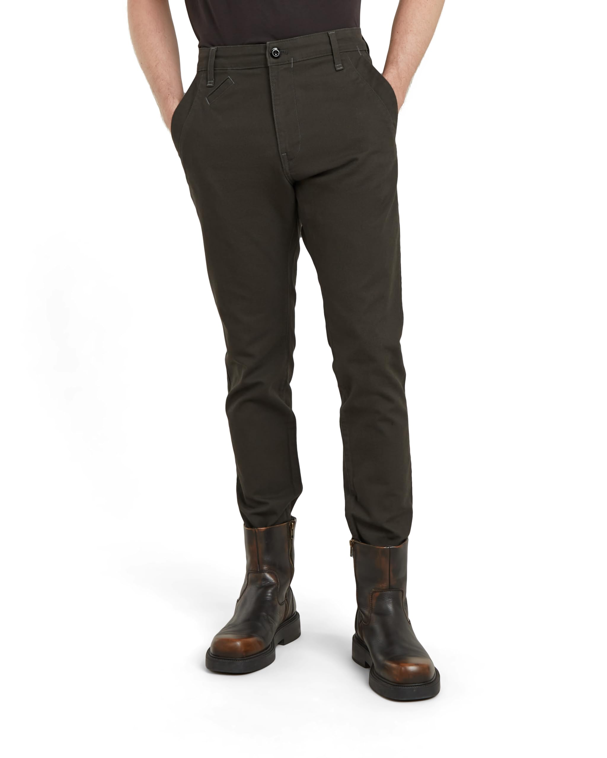 G-STAR Bronson 2.0 Slim Chino, Pantaloni Uomo, Grigio (Asfalt D21038-D305-995), 30W / 34L-image