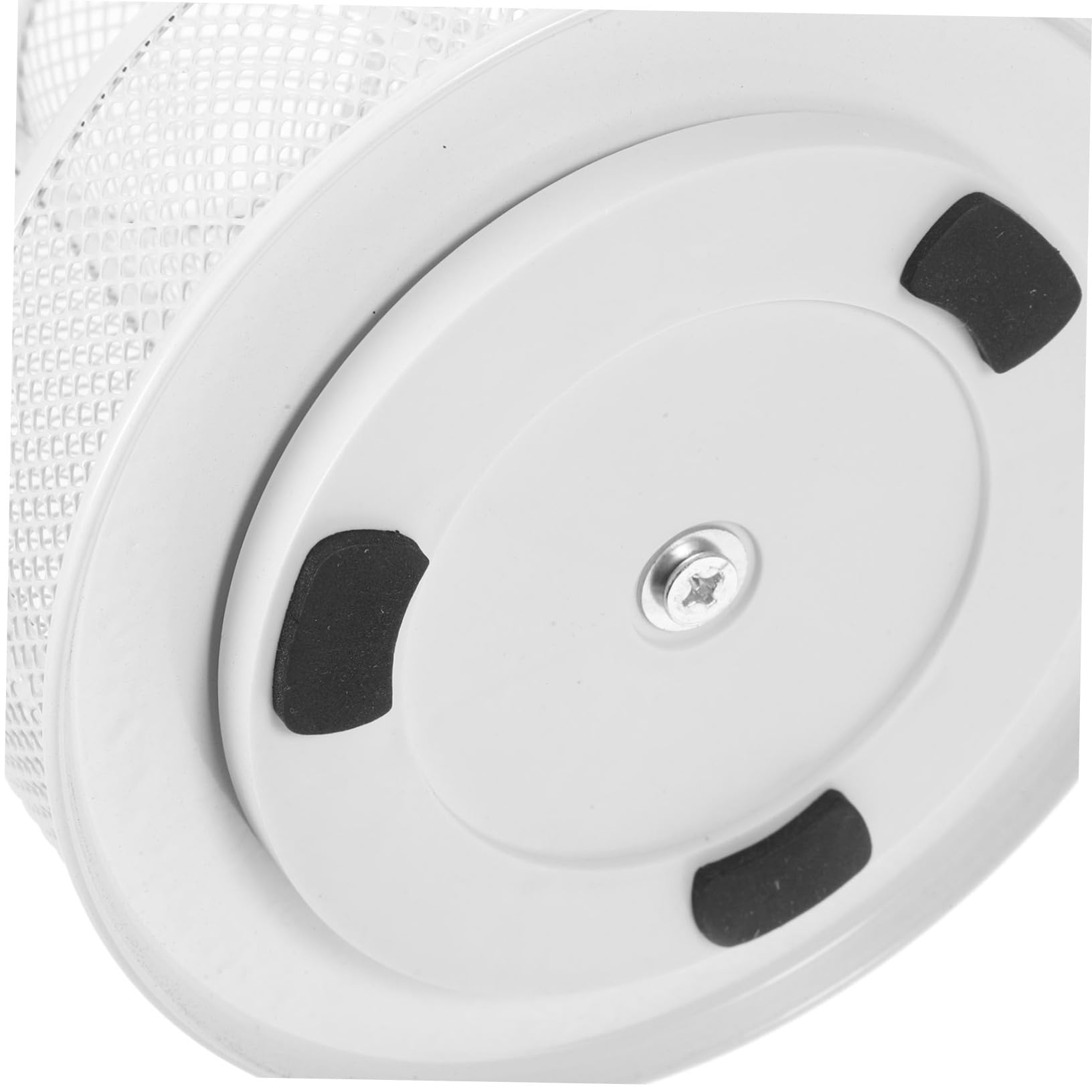 SHINEOFI Portapenne Girevole in Metallo Bianco Grande Capacità e Rotazione a 360° per Decorazioni Scuola, Organizer da Scrivania Elegante e Resistente per Cancelleria e Gioielli
