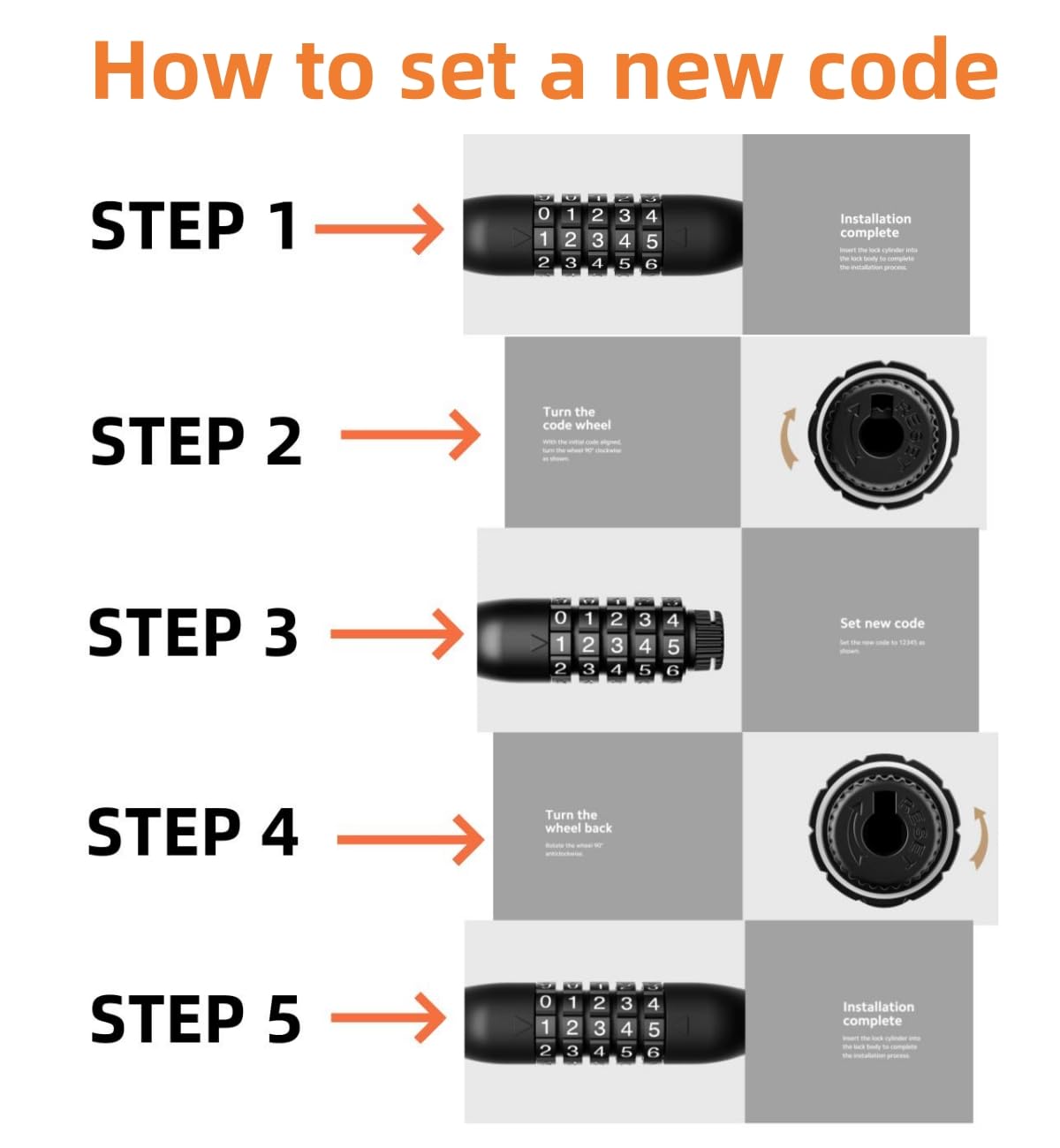 Xiaomi Electric Scooter Cable Lock