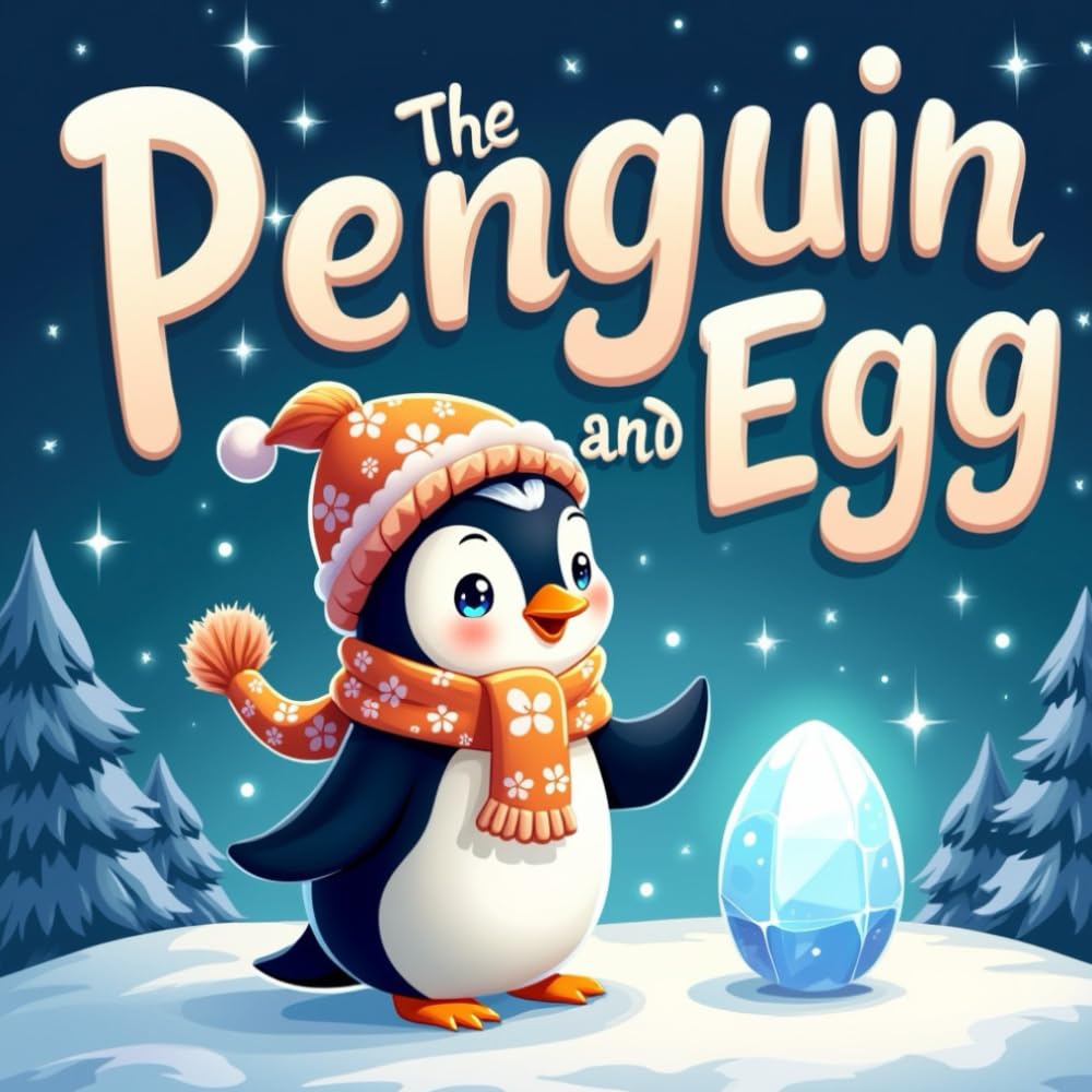 The Penguin and Egg: Guardians of the Crystal Cave a story book: a Magical Adventure of Friendship and Imagination in Antarctica