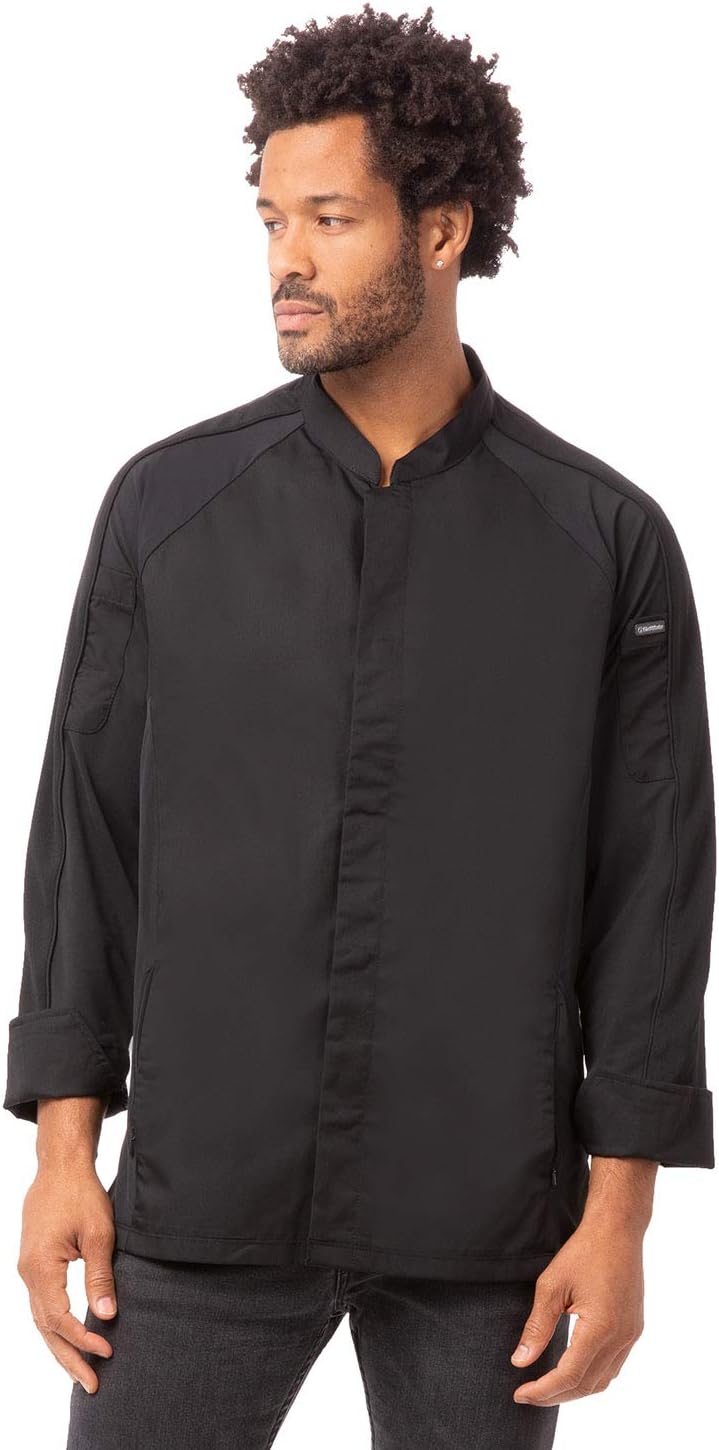 Chef Works Custom Embroidered Mens Valencia Chef Coat