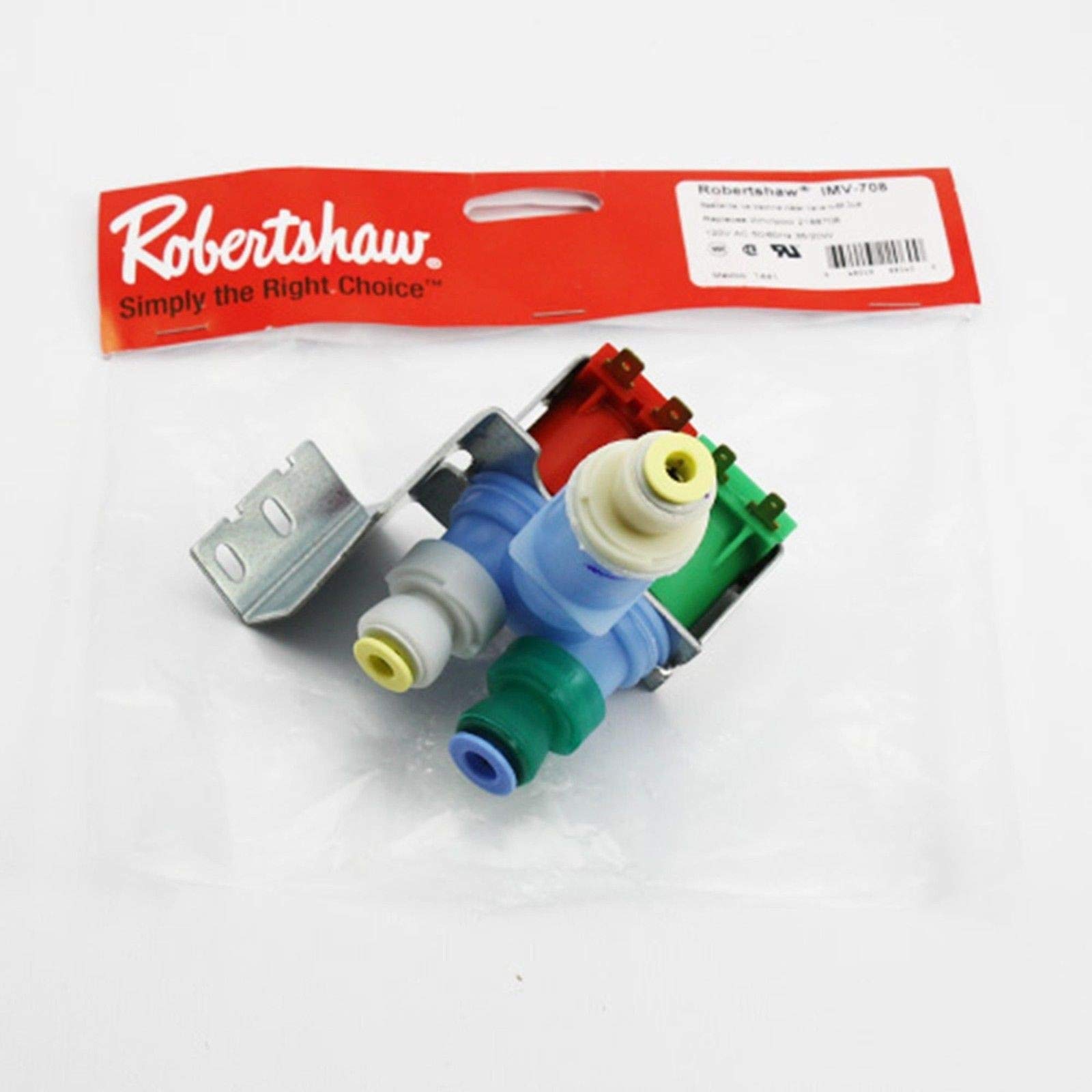 Amazon.com: Robertshaw IMV-708 Dual Icemaker Water Valve Fits  