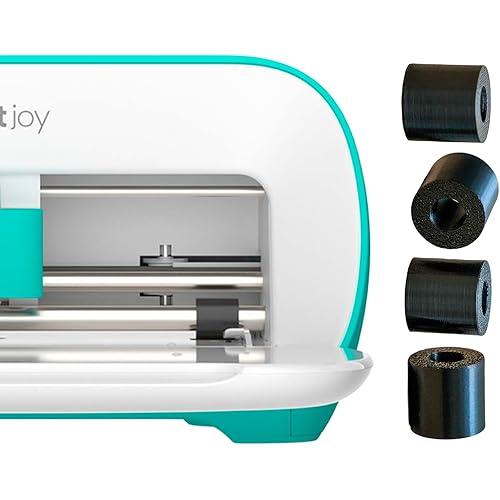 4-Pack Rubber Rollers Compatible with Cricut Joy – Premium Replacement Pinch Rollers for Smooth and Precise Cutting – 2 Rollers in Use + 2 Spares