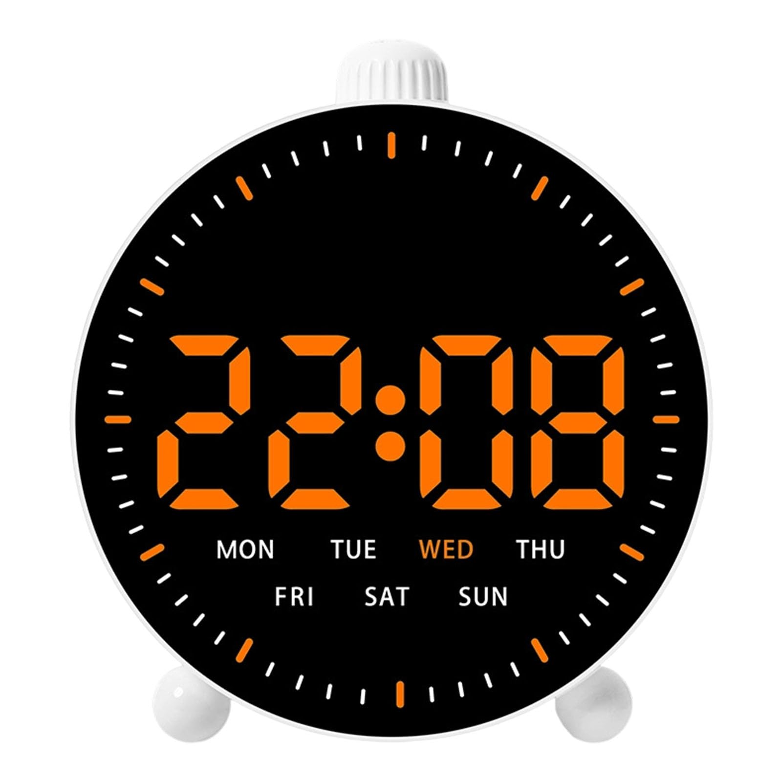 YROHGKPN Multipurpose LED Desk Clock with Mute Timer & Night Light for Home Bedroom Use Clear Display LED Alarm Clock with Countdown Timer