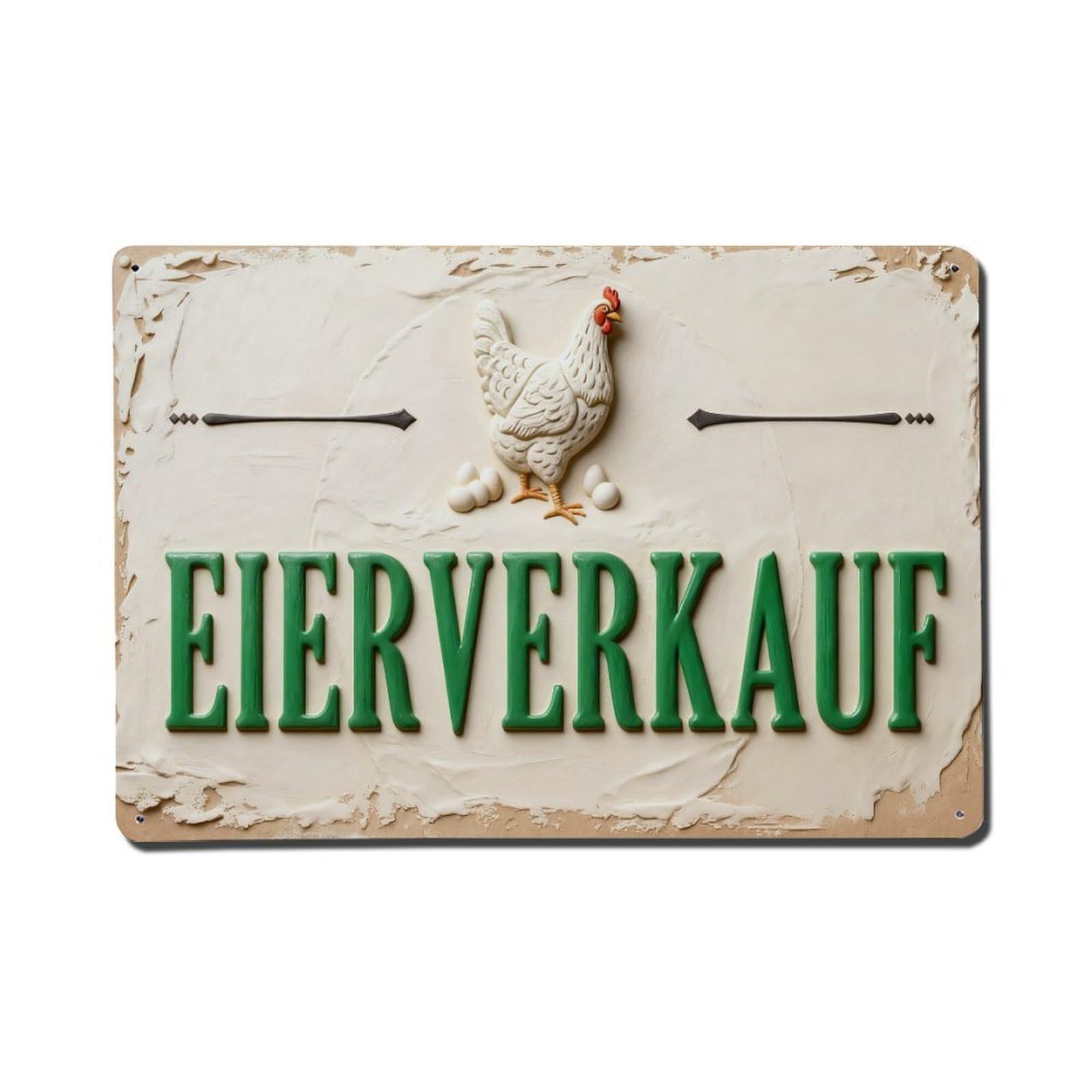 Chicken Eggs Sale Sign Art Metal Tin Sign Plaque