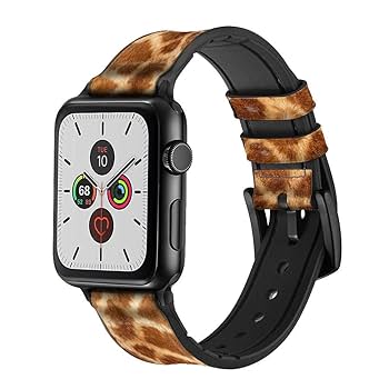 Amazon.com: CA0051 Giraffe Skin Leather & Silicone Smart