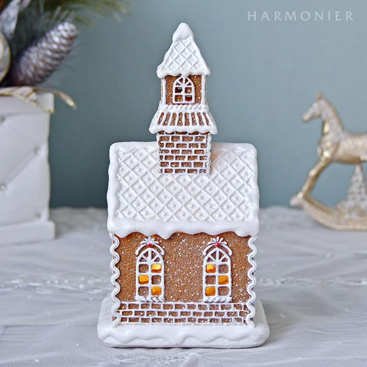 LEMAX ジンジャーブレッドハウス クリスマス オブジェ 置物 お菓子の家 Amazon | ジンジャーブレッドライトハウス/ハウス クリスマス置物