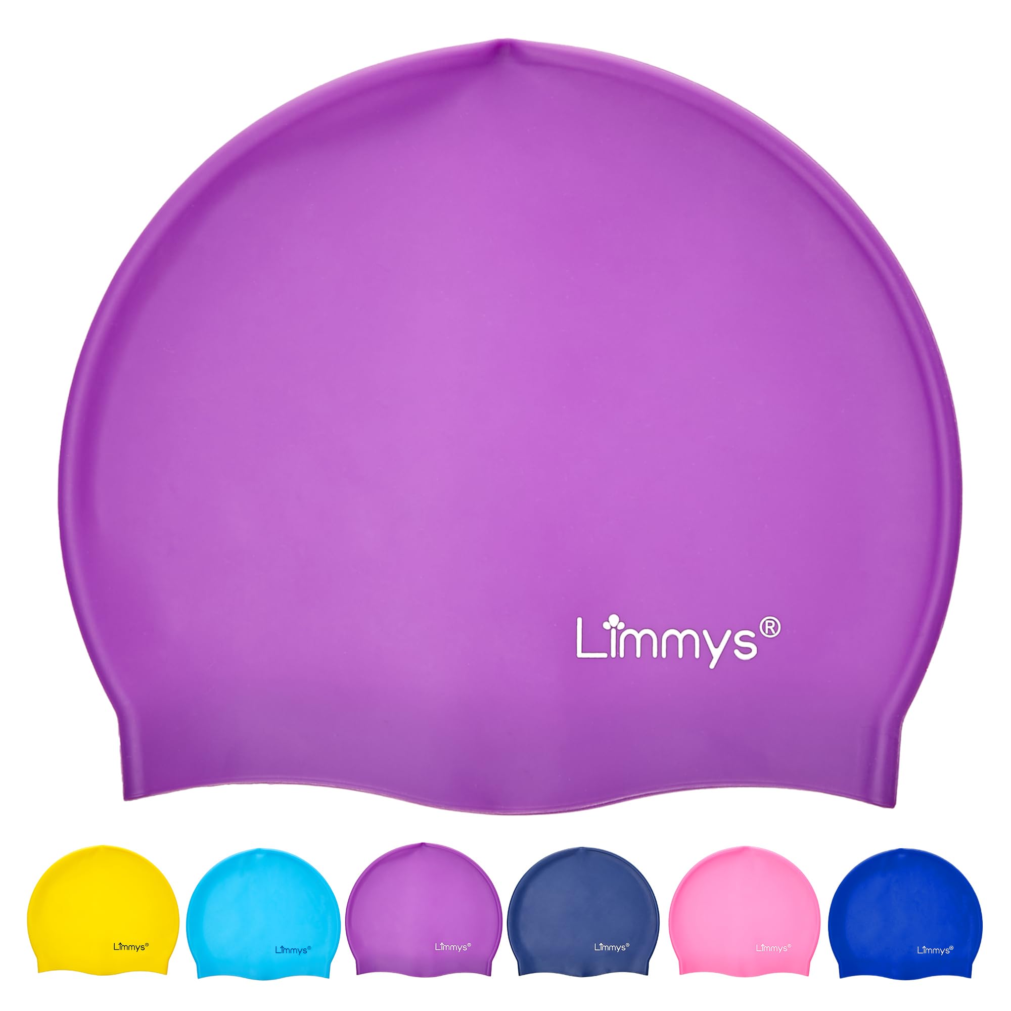 Limmys Gorro Piscina para Niños – Gorro Piscina Niño 100% Silicona – Gorro Piscina Niña – Gorros de Piscina Cómodos, Elásticos y de Calidad – Gorro de Natación Infantil Atractivos