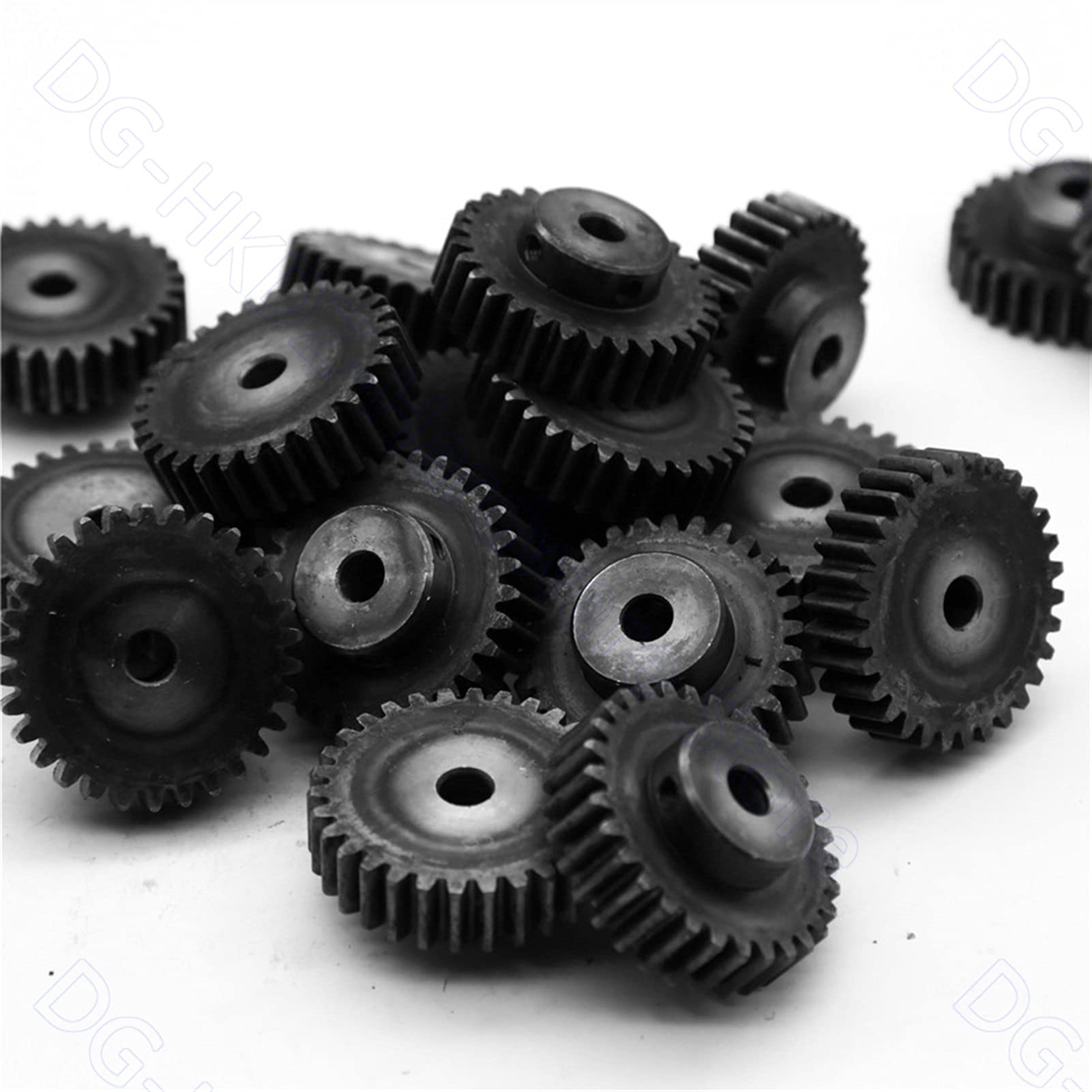 Motorritzel, Zahnrad, Modulritzel, 1 Stück Motorritzel, 1,5m Stirnrad, Metallgetriebe, Stahlritzel, 1,5Mod, 32 Zähne, 825mm Bohrung, Motorteile, Zubehör(Bore 12/4 * 1.8mm)