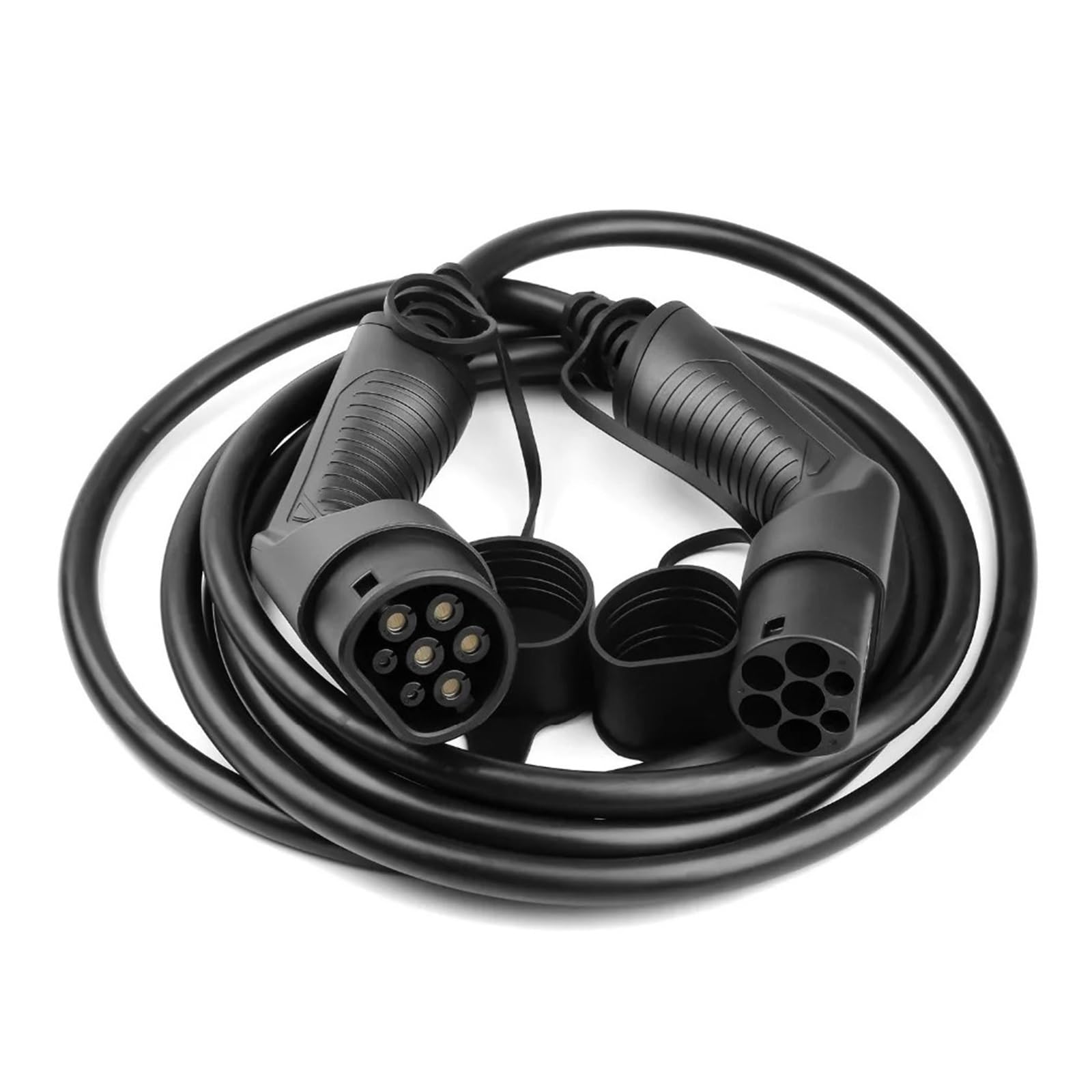 Kabel Ładowarki EV 16A 3-fazowy 11KW Przewód Pojazdu Elektrycznego Do Stacji Ładowania Samochodu EVSE Typ 2 Wtyk Żeński Na Męski 5M Naprawa Baterii