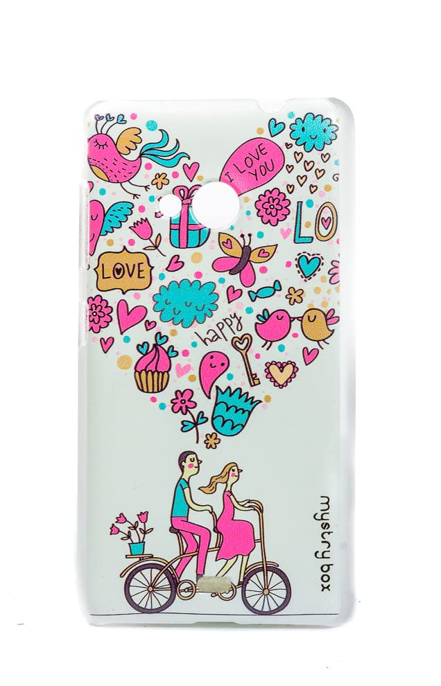 The Little Shop Designer Printed Hard Back Cover for Nokia Lumia 535 (Key to Love)-image-46