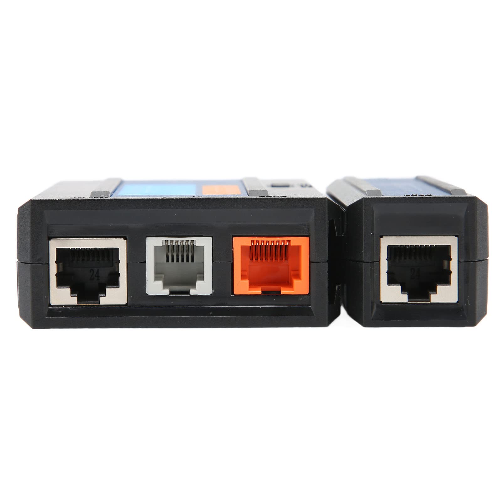Tester Kabli Sieciowych dla RJ45 RJ11 RJ12 CAT5 CAT6 CAT7 CAT8, Testuje Kable Krosowe Ethernet i Linie Telefoniczne, Znajduje Usterki i Błędy w Okablowaniu, Przenośny i Przenośny