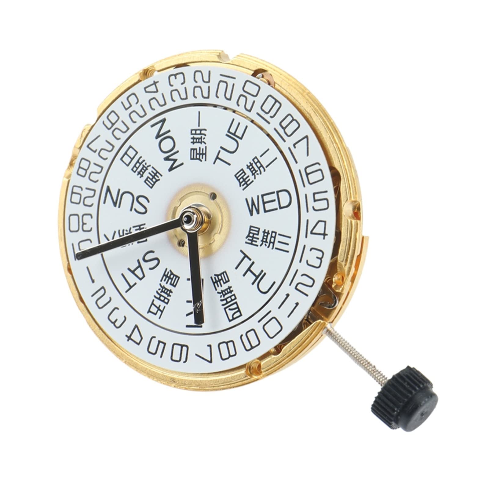 para el Movimiento mecánico automático 2836-2 de Doble Calendario, con Cuerda automática y Kits de reparación de Relojes con Calendario de día.