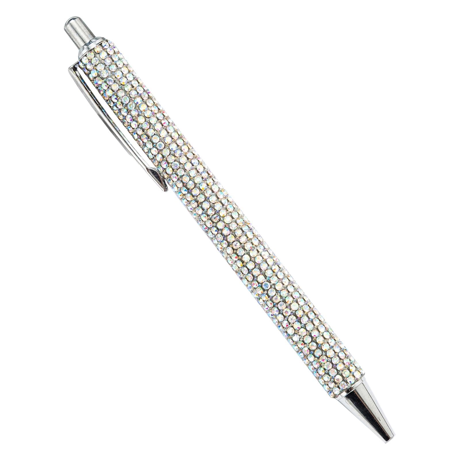 8 Stück Diamant-Kugelschreiber Mit Strass – Glitzernde Stifte Für Frauen, 0,7 Mm Schwarz