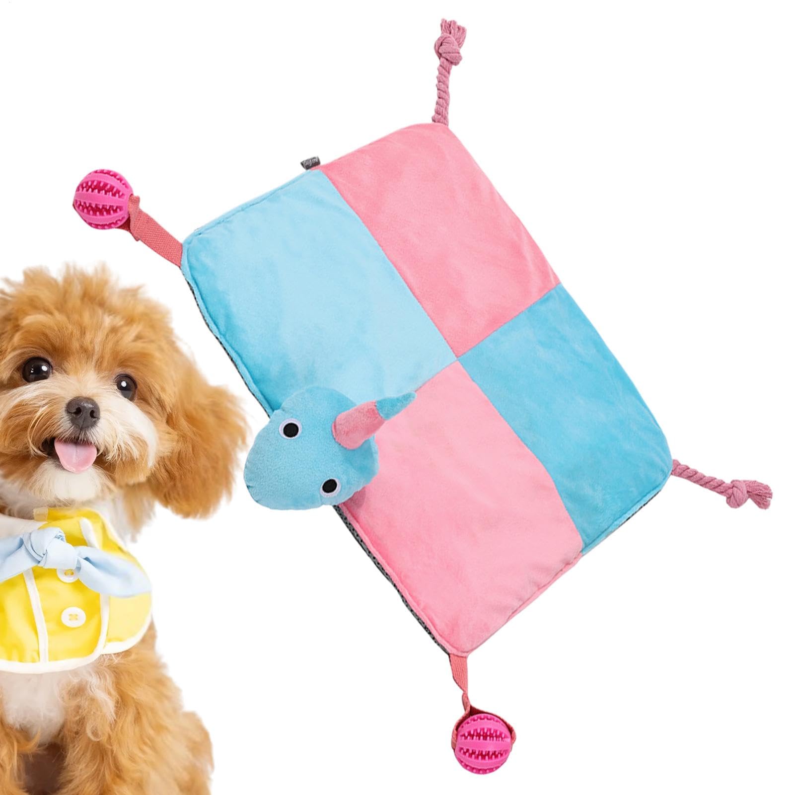 Tapis de jeu pour chiens anti-glisse contre l'ennui et le stress