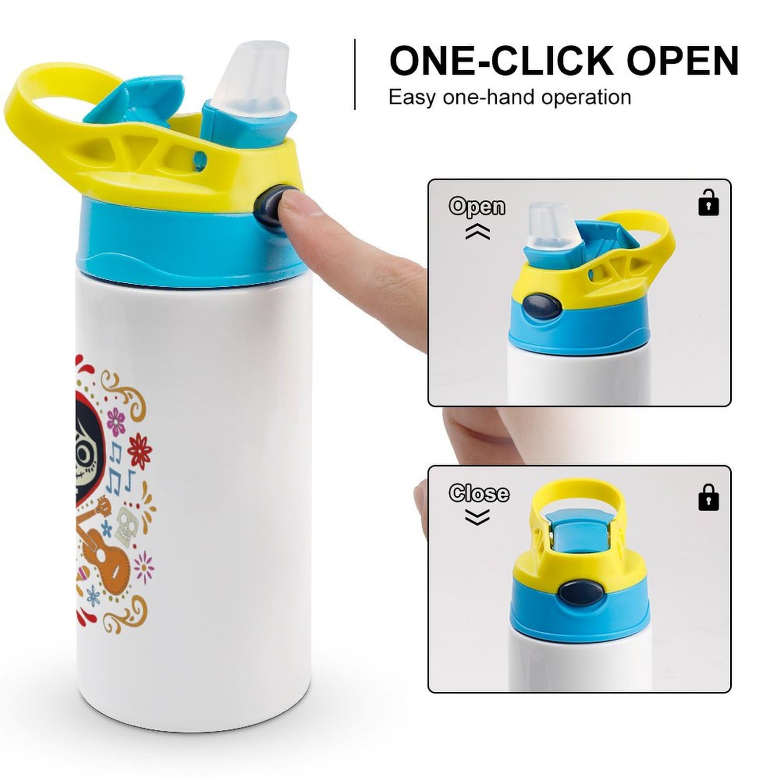Amazon｜リメンバー・ミー ボトル 水筒 500ml ストロー 水筒 超