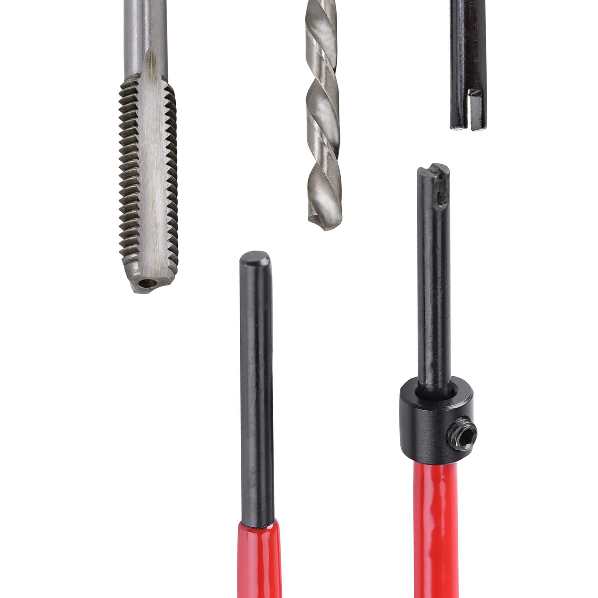 WANGCL 30 pezzi kit di riparazione filettatura M6 Helicoil kit inserti filettati Helicoil inserti maniche