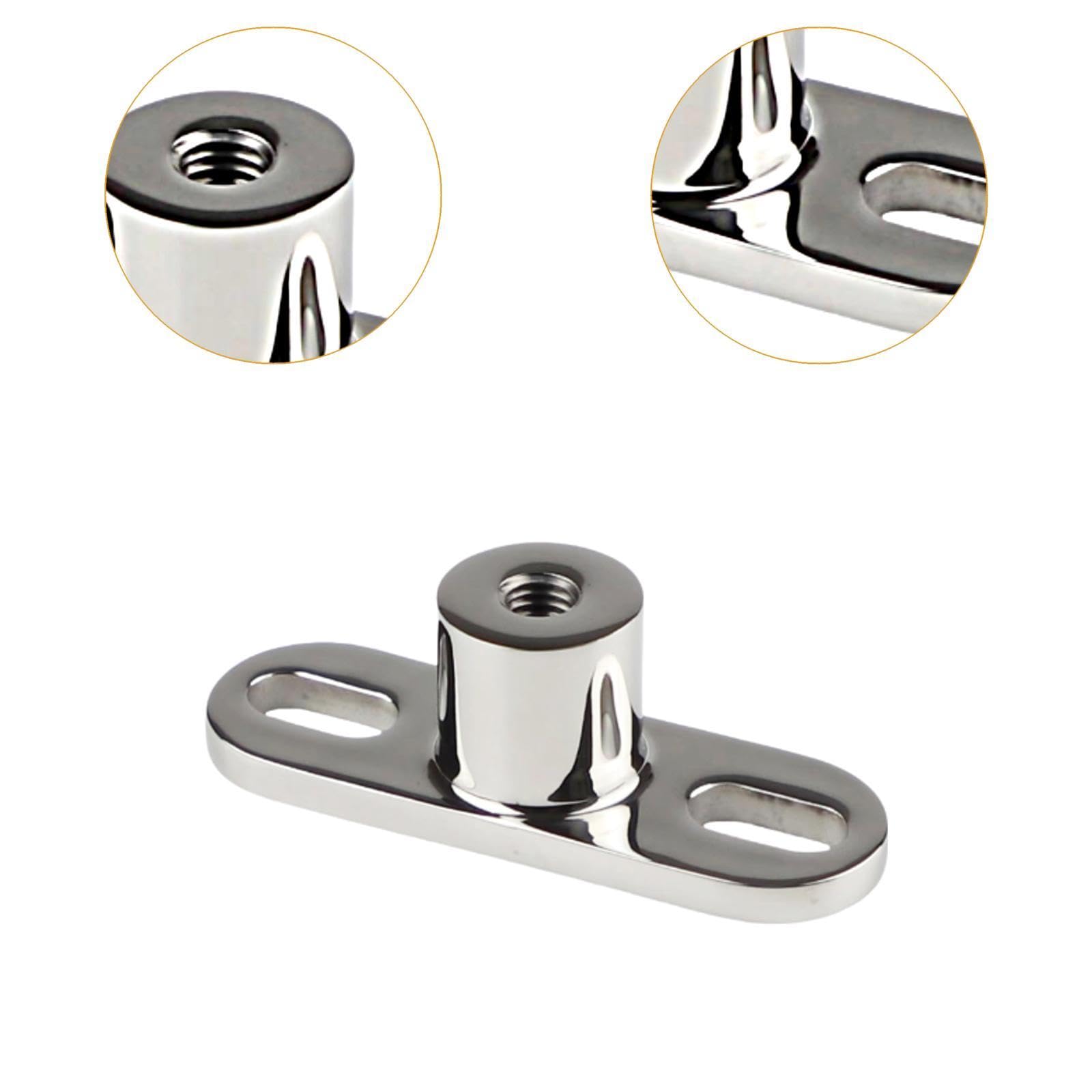 Woideklu M10 RV Gas Spring Base 9x3cm Professional Replace Parts Support Bracket