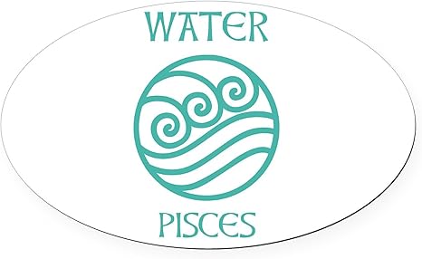 CafePress Water Sign Symbol Astrology Cancer Euro Oval Car Bumper Magnet