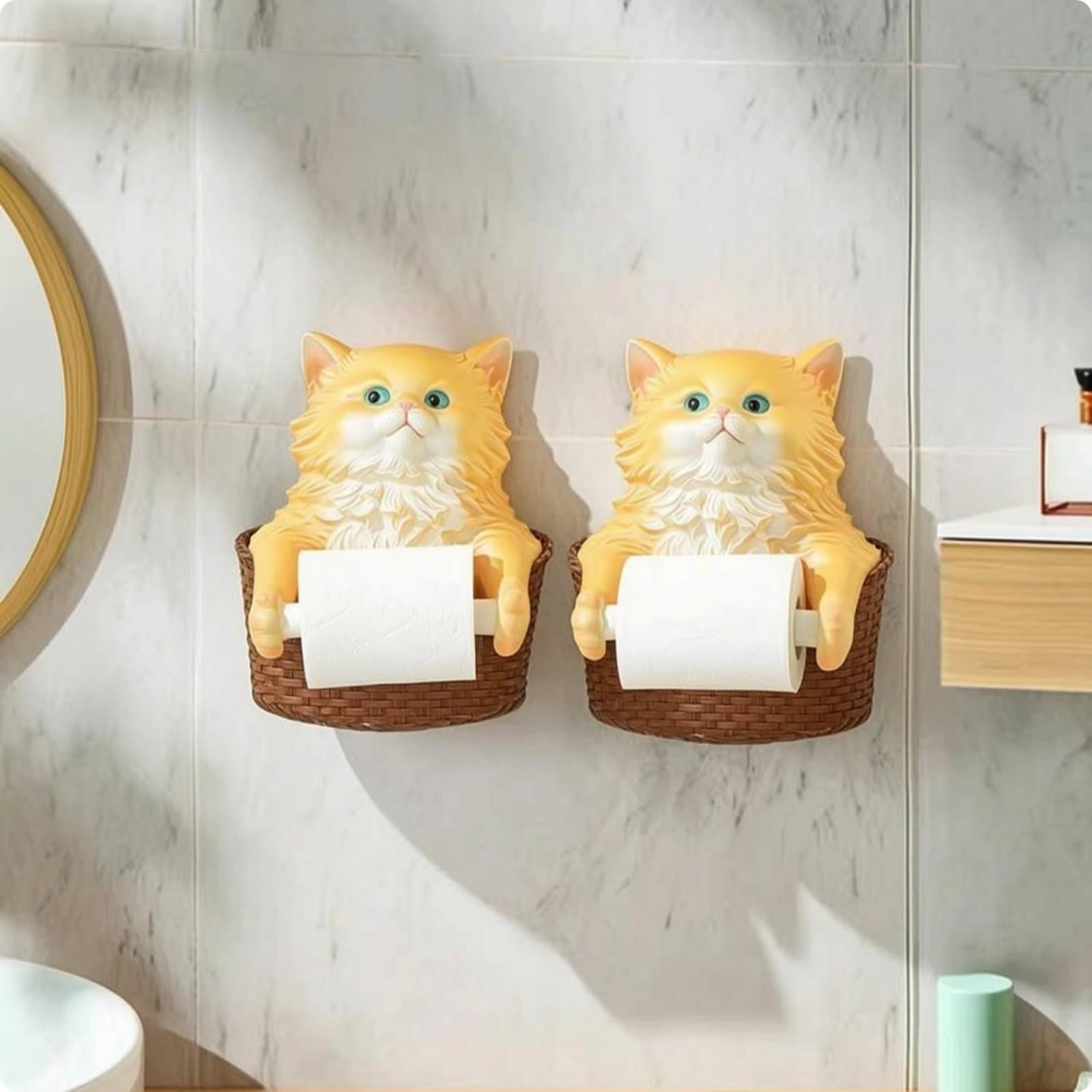 Porta Carta Igienica con Forma di Animale Carino Porta Rotolo a Forma di Animale Divertente Portarotolo per Bagno, Fitness Pig