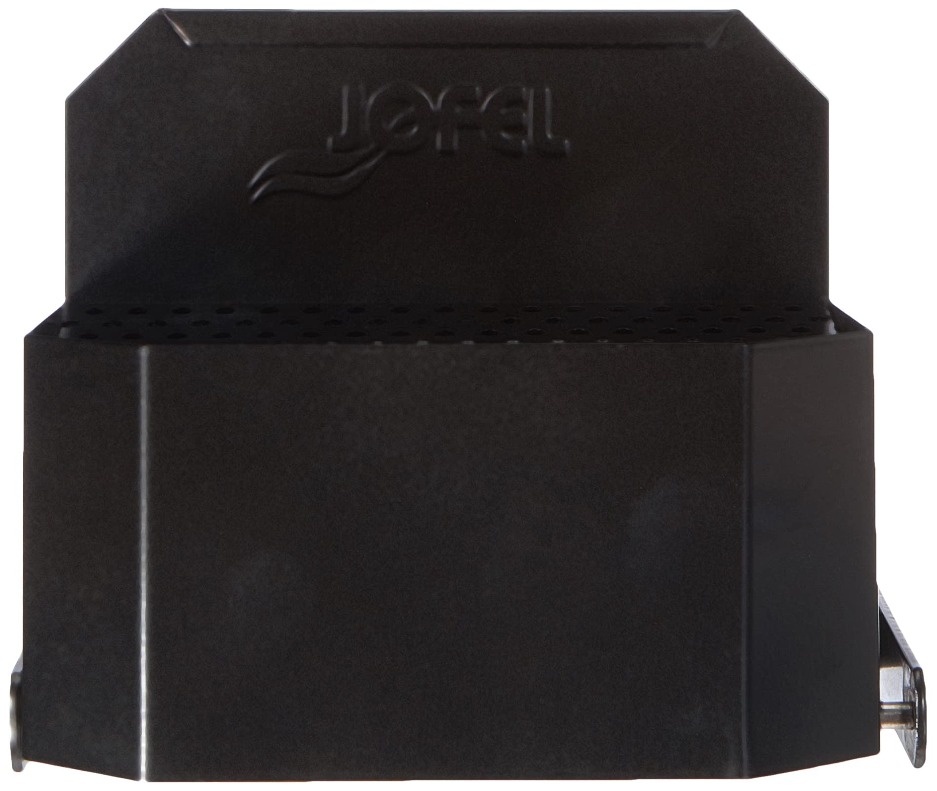 Jofel - AL93100N Cendrier mural pivotant peint, cendrier anti-vandalisme, plan de travail pour cigares, capacité 0,8 l, cendrier mural pour extérieur, noir