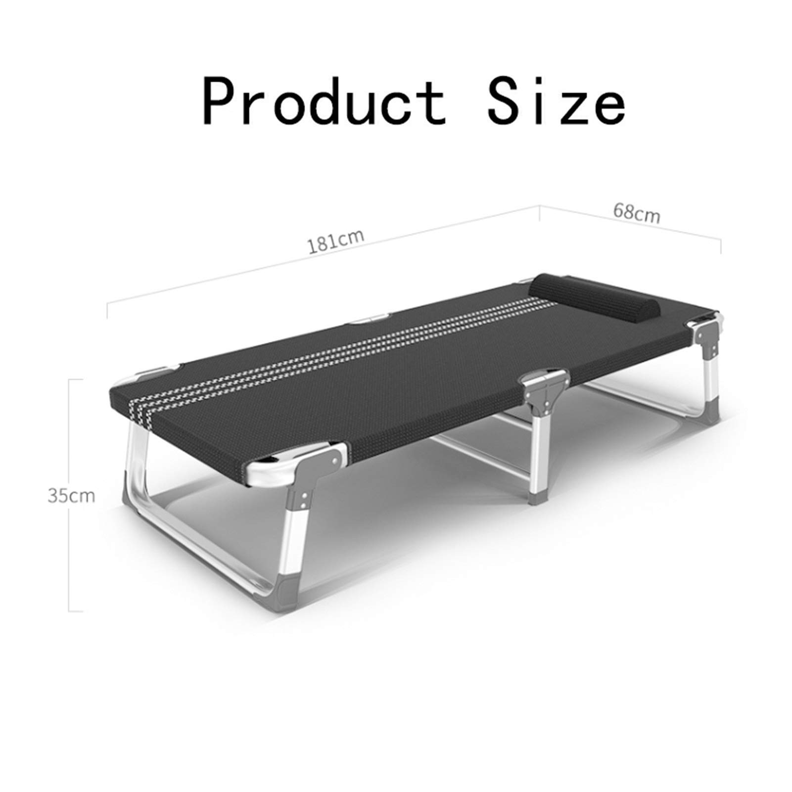 Lettini Prendisole Pieghevoli in Lega di Alluminio 181 × 68 × 35 cm Letti a Due Pieghe, mobili da Esterno con Tessuto Sintetico Traspirante in textilene 8 × 8 per Spiaggia, Piscina, Patio, g