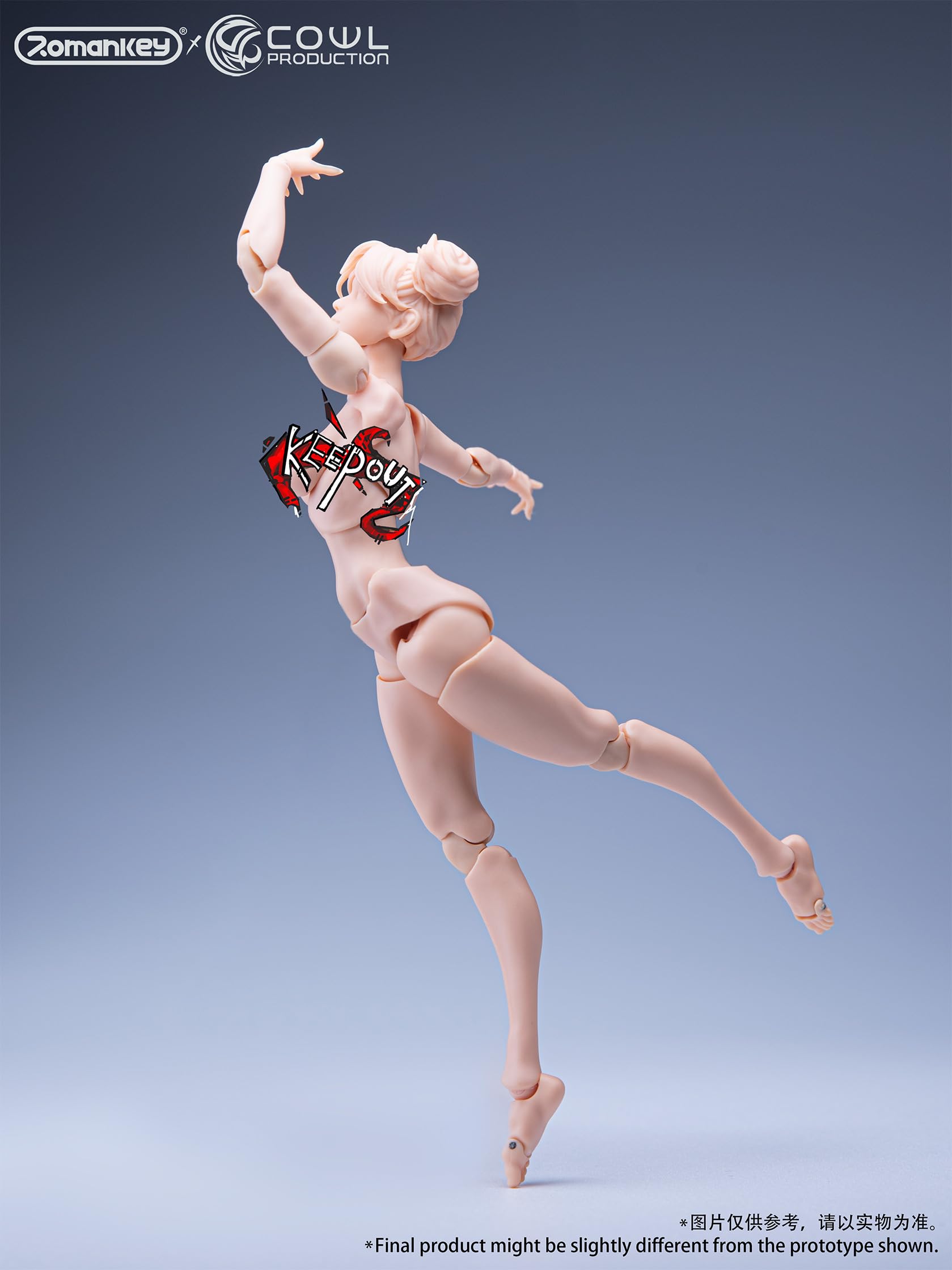 Amazon.co.jp: Romankey x COWL 1/12スケール PVC&POM&PA製 超可動女性