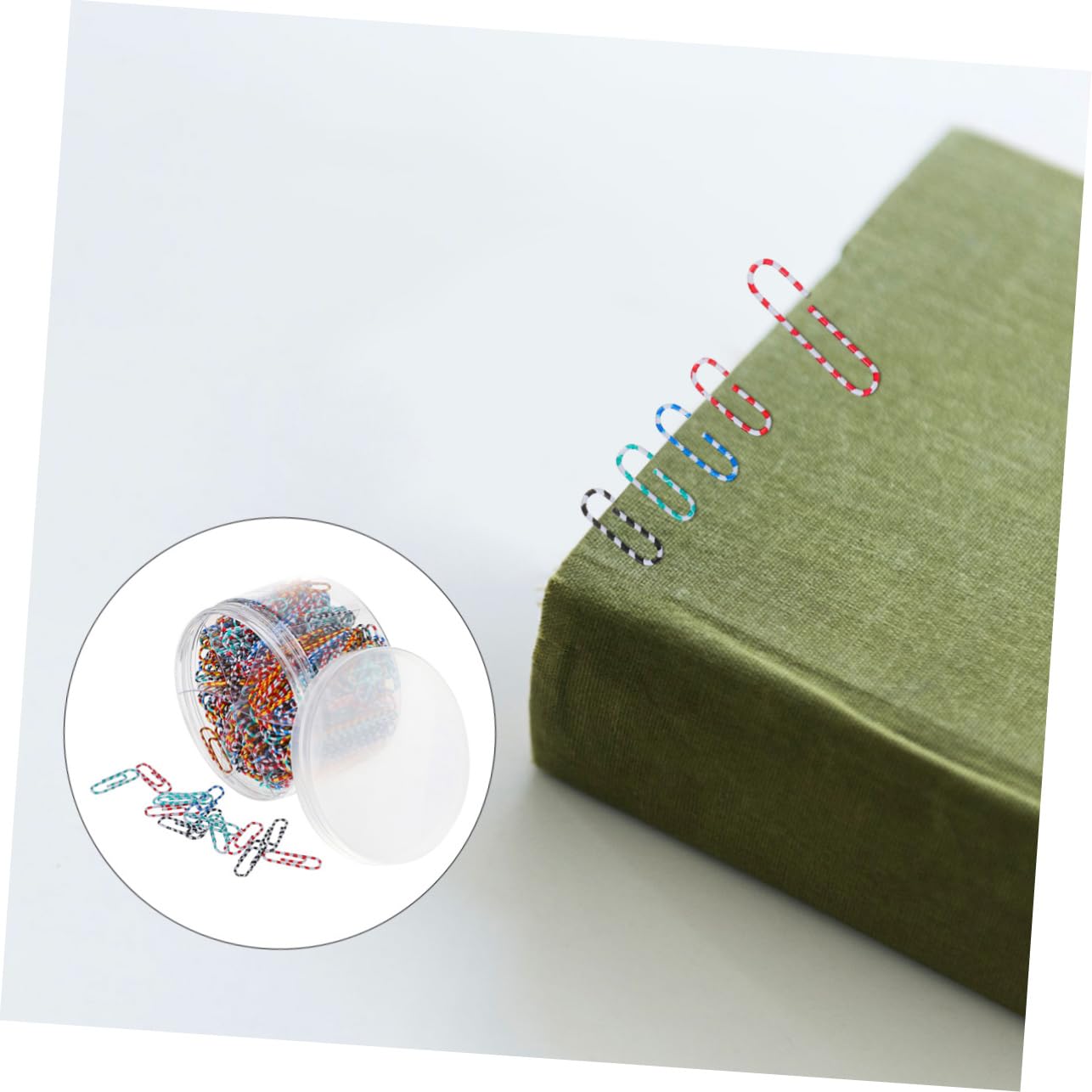 TEHAUX 2 Set Graffetta Per Fogli Carta Clip Taccuino Fermagli Per Graffette Piccolo Graffette Ideali Graffette Grandi Graffetta Color Zebra Graffetta Colorata Metallo Colorful 450 Pezzi*2