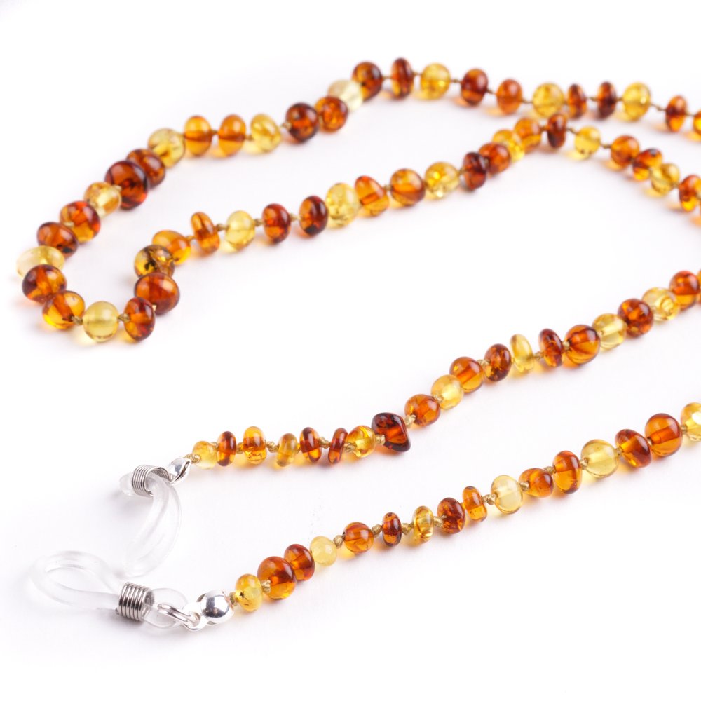 Bernstein Bernstein Brillenkette,Brillenband (Bernsteinschmuck 90008)