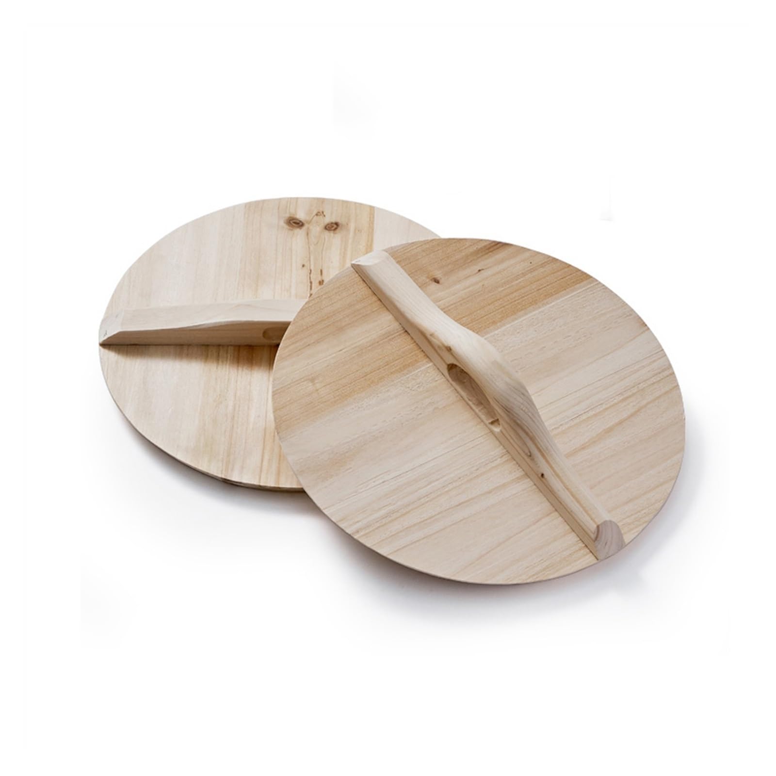 Coperchio Universale in Legno per Wok Coperchio Rotondo in Legno per Wok Coperchio in Legno per Wok con Manico Accessorio da Cucina in Legno Coperchio di Ricambio per Wok Coperchio per,A