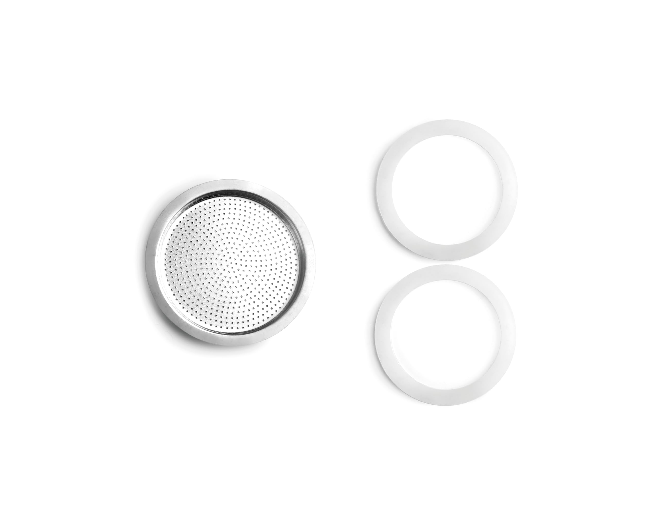 IBILI - Set of 2 Silicone Gaskets and Filter for Bahia and Elba 3 Cup Coffee Makers
