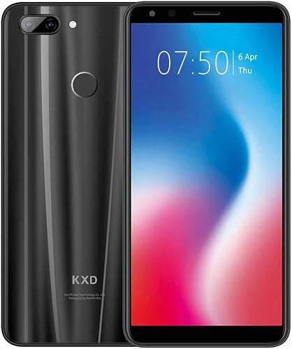 CELINEZL Mobile Phone Telecamere Dual Back  identificazione Fronte Impronta Digitale  5 7 Pollici Android 8 1 MTK6750 Octa Core Fino 1 5GHz  Rete  4G  Dual SIM  Colore Black 