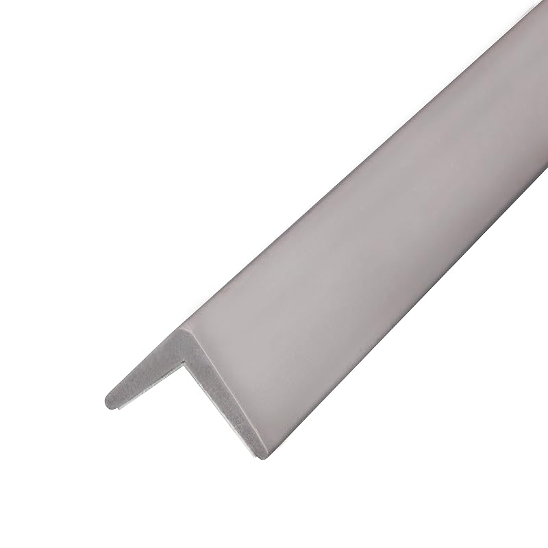 Protetor de Canto e Borda para Parede em Borracha EPDM Cinza 60,96 x 4,45 x 4,45 cm urbanhouse